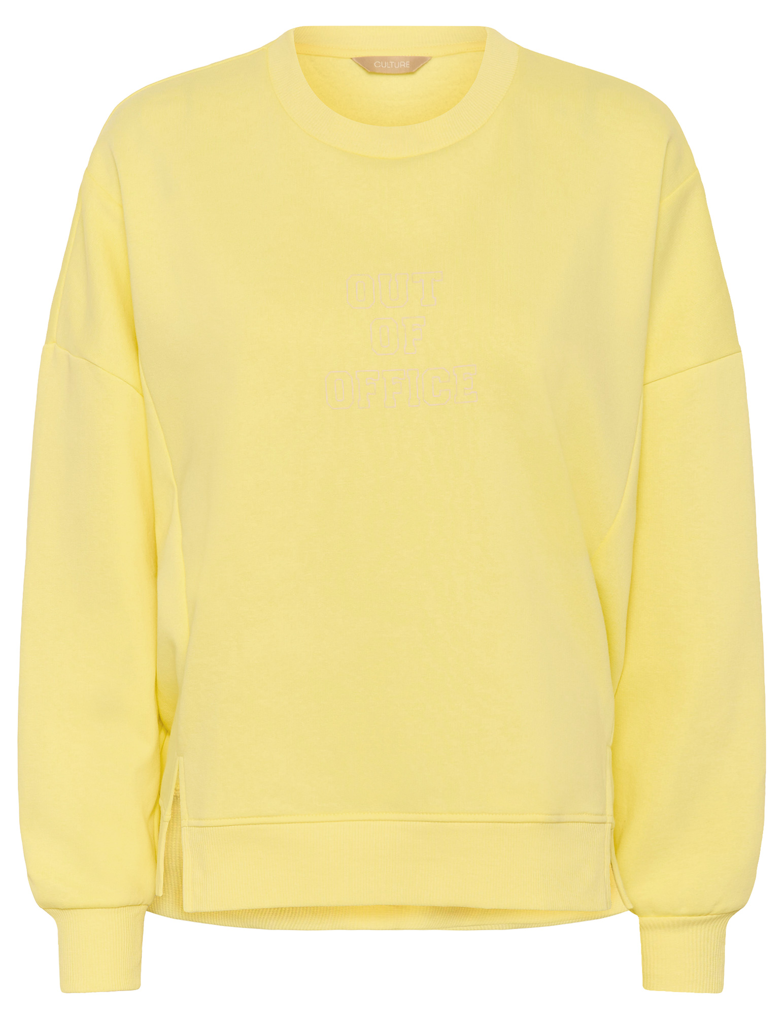 Culture Sweater Angela 50112921 Licht geel