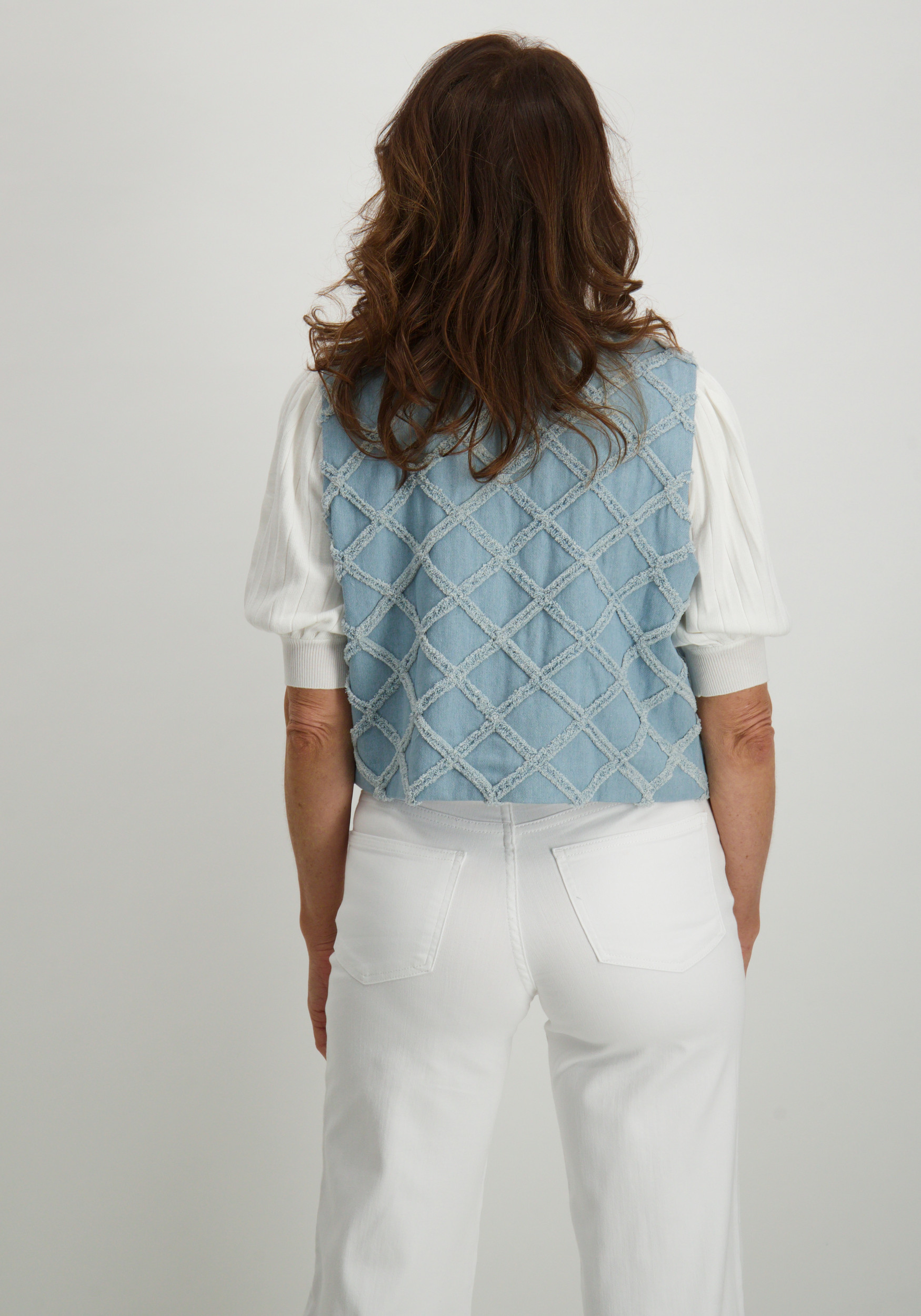 Tramontana Gilet Fancy Q12-16-801 Licht blauw