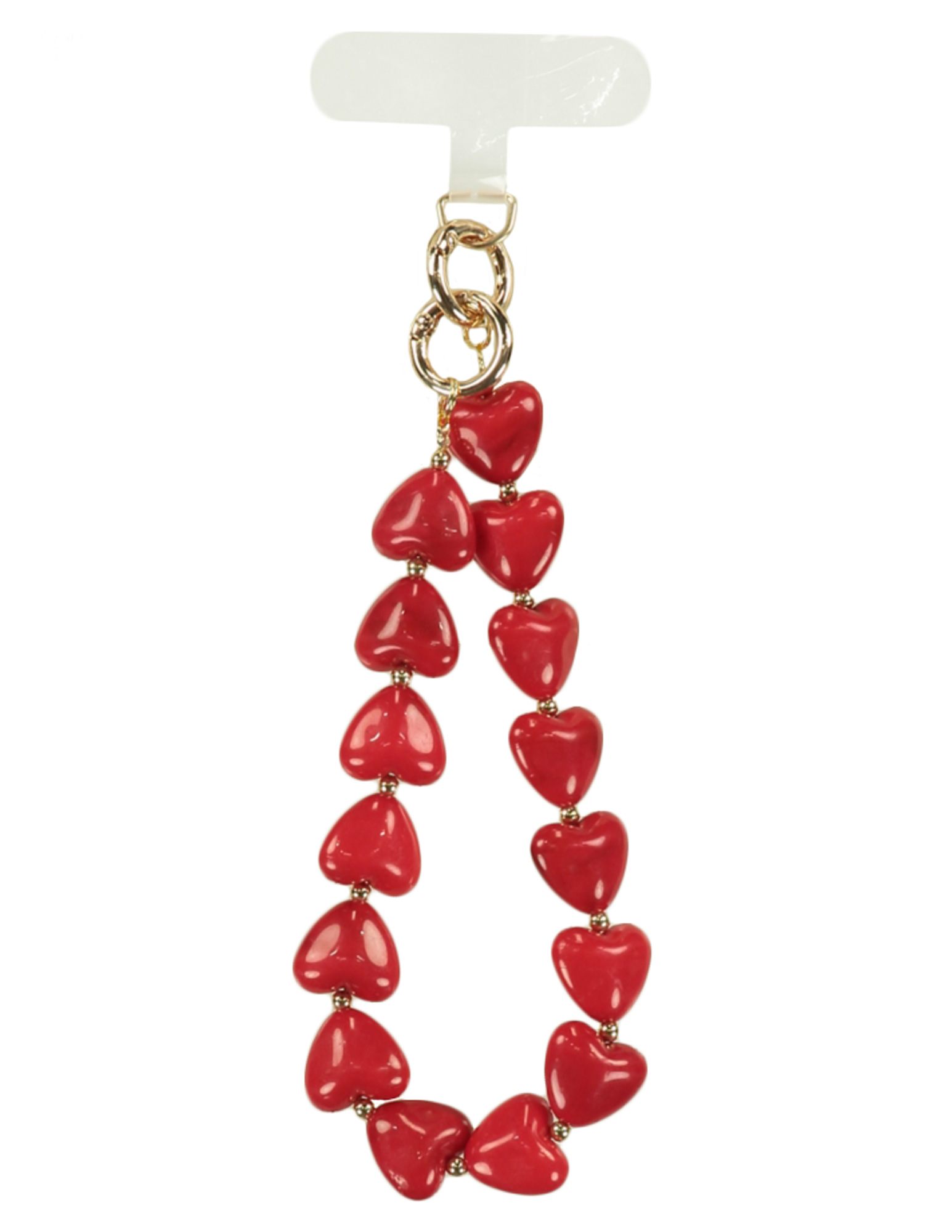 Be'Lieve Telefoonkoord Hearts 86120251029007 Rood