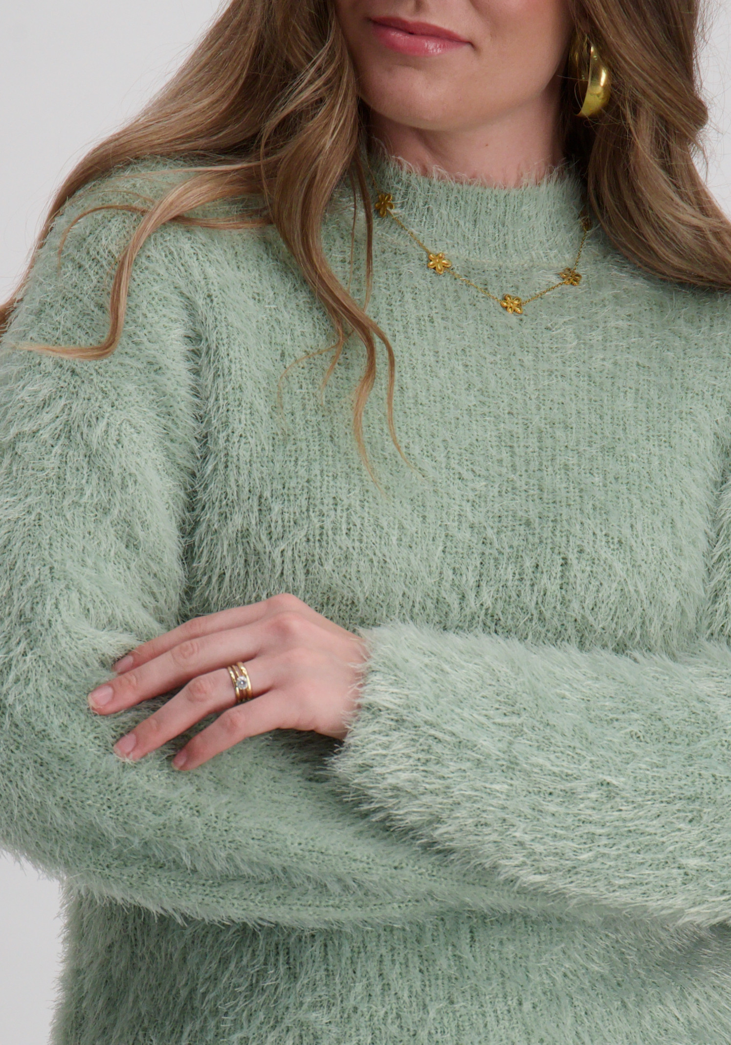 Only Trui Lulu 15350651 Licht groen