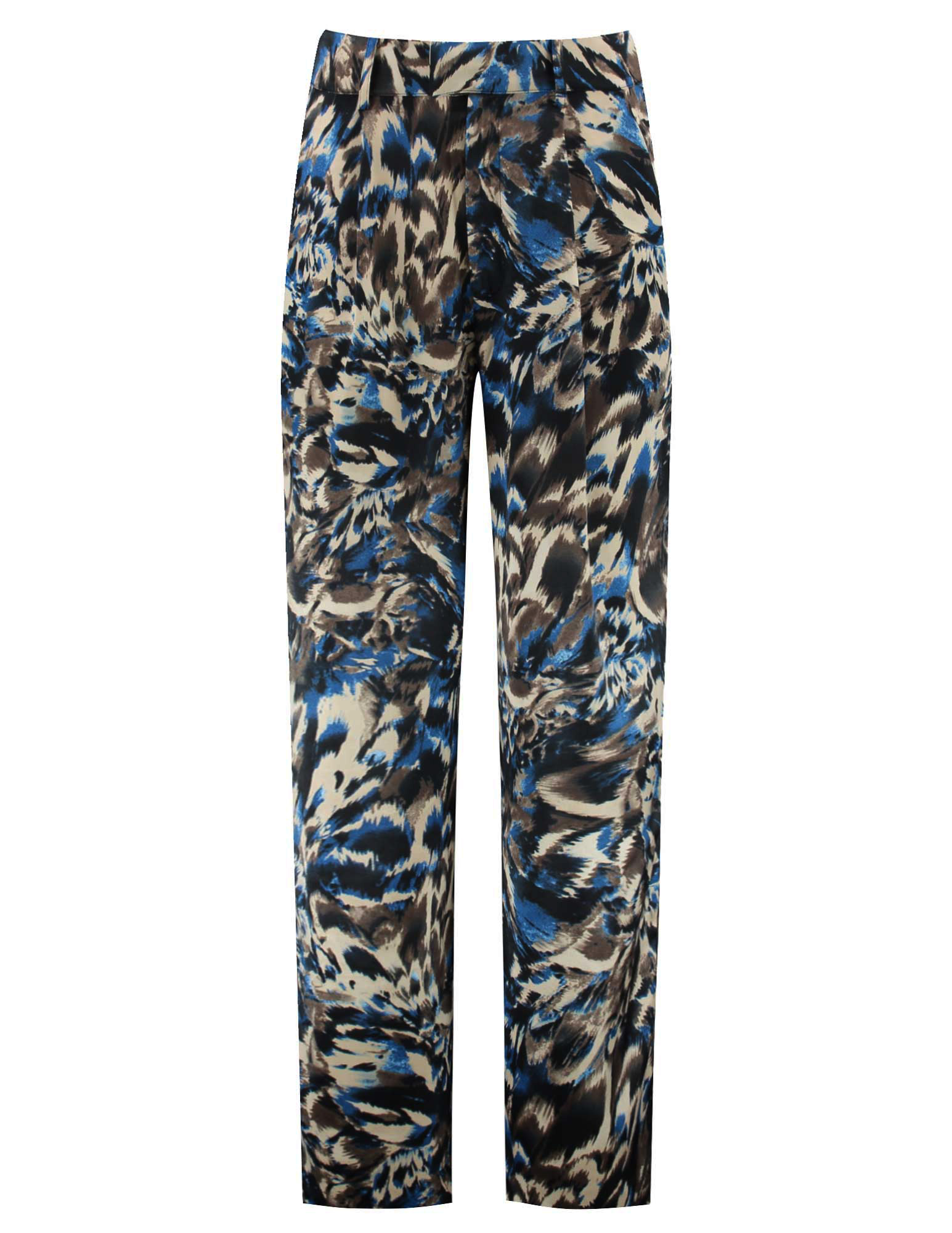 Amaya Amsterdam Broek met print Anna Blauw