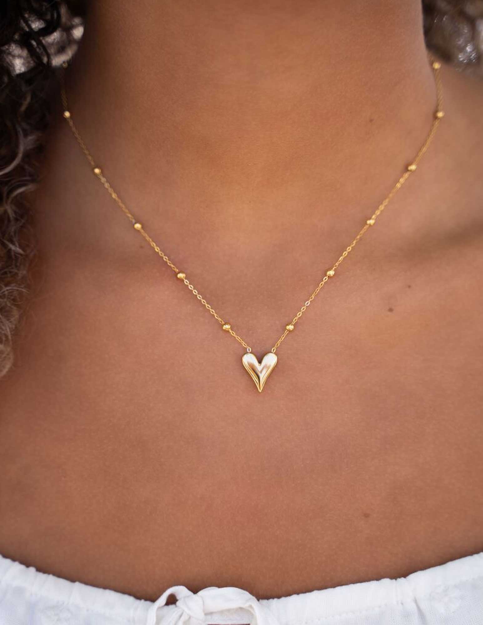 My Jewellery Ketting met hart MJ08822 Zilver