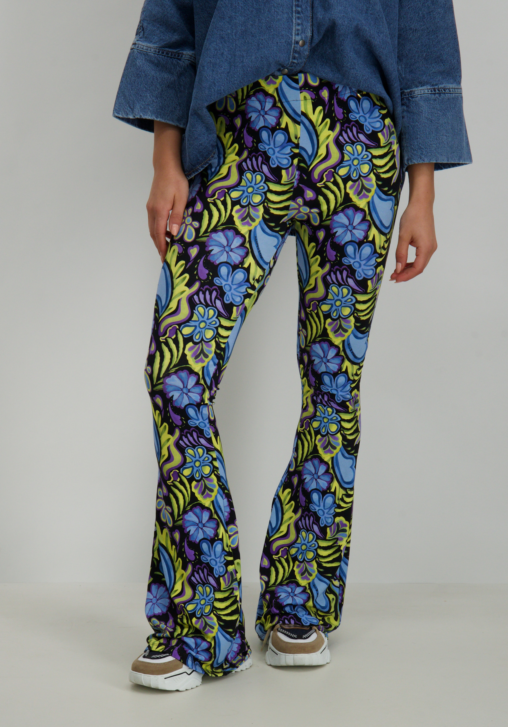 Harper & Yve Broek Jacky AW24T103 Blauw