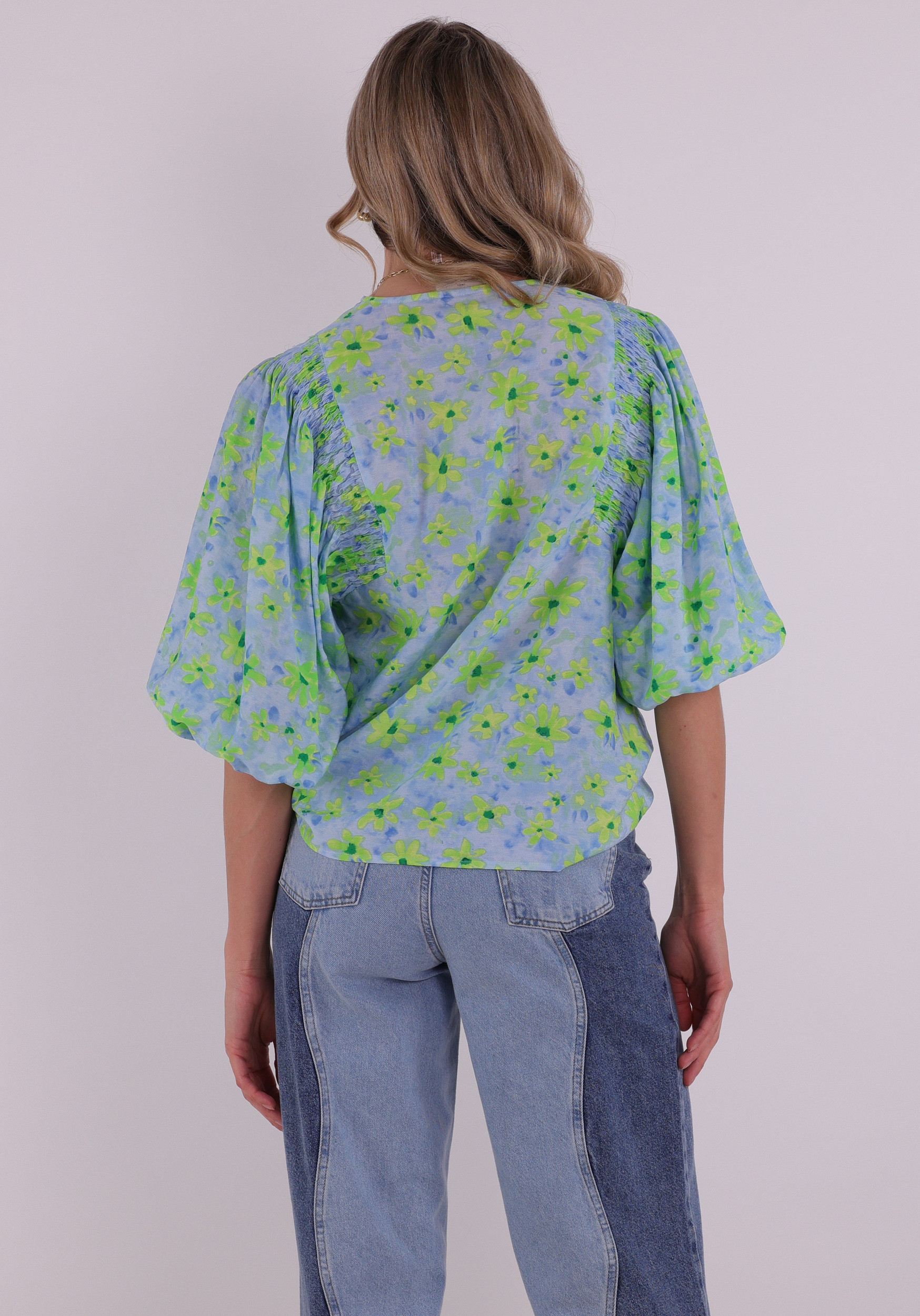 FREE|QUENT Blouse Jovi 208165 Licht blauw