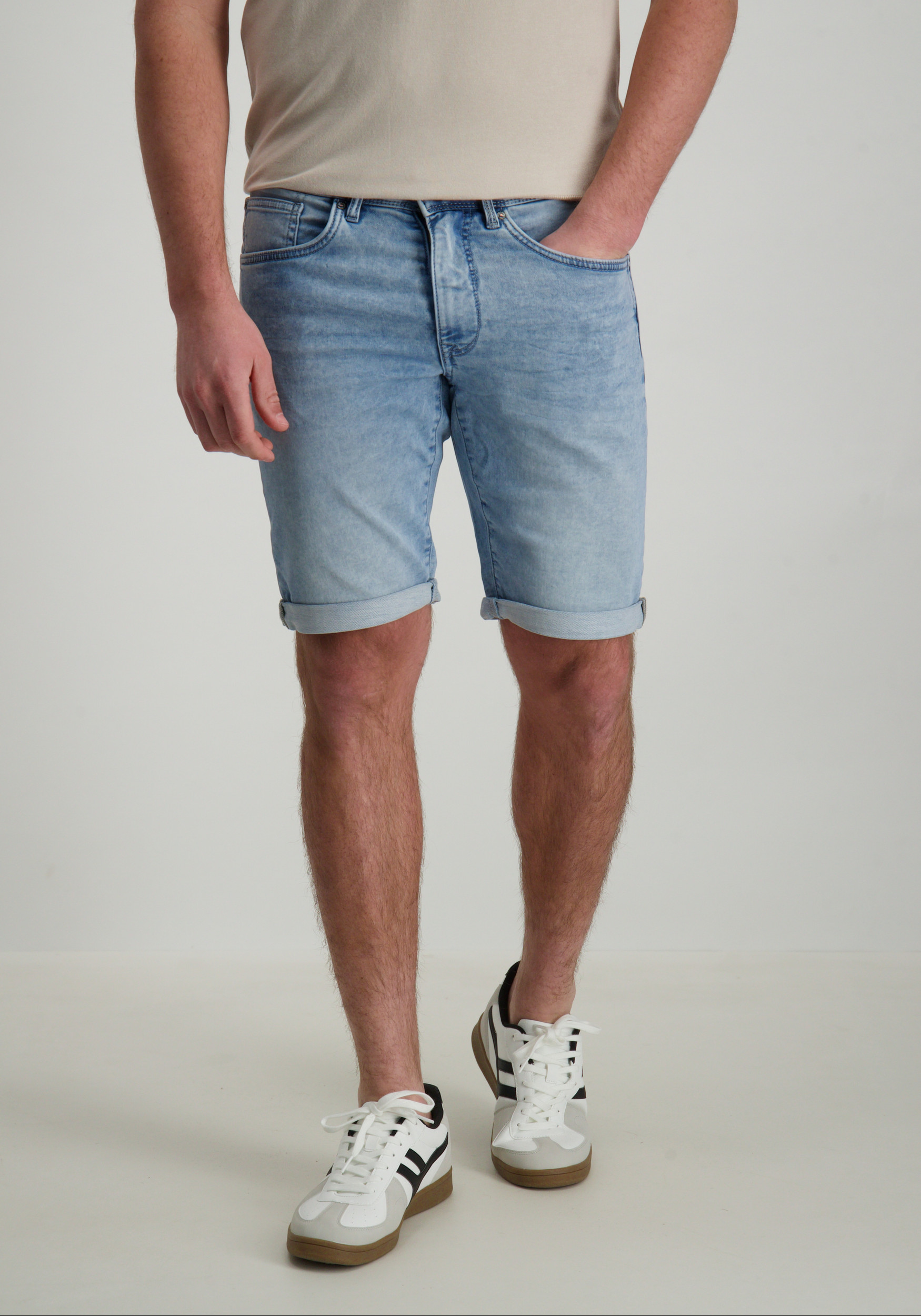 Petrol Denim short M-ROS-SHO001 Marine