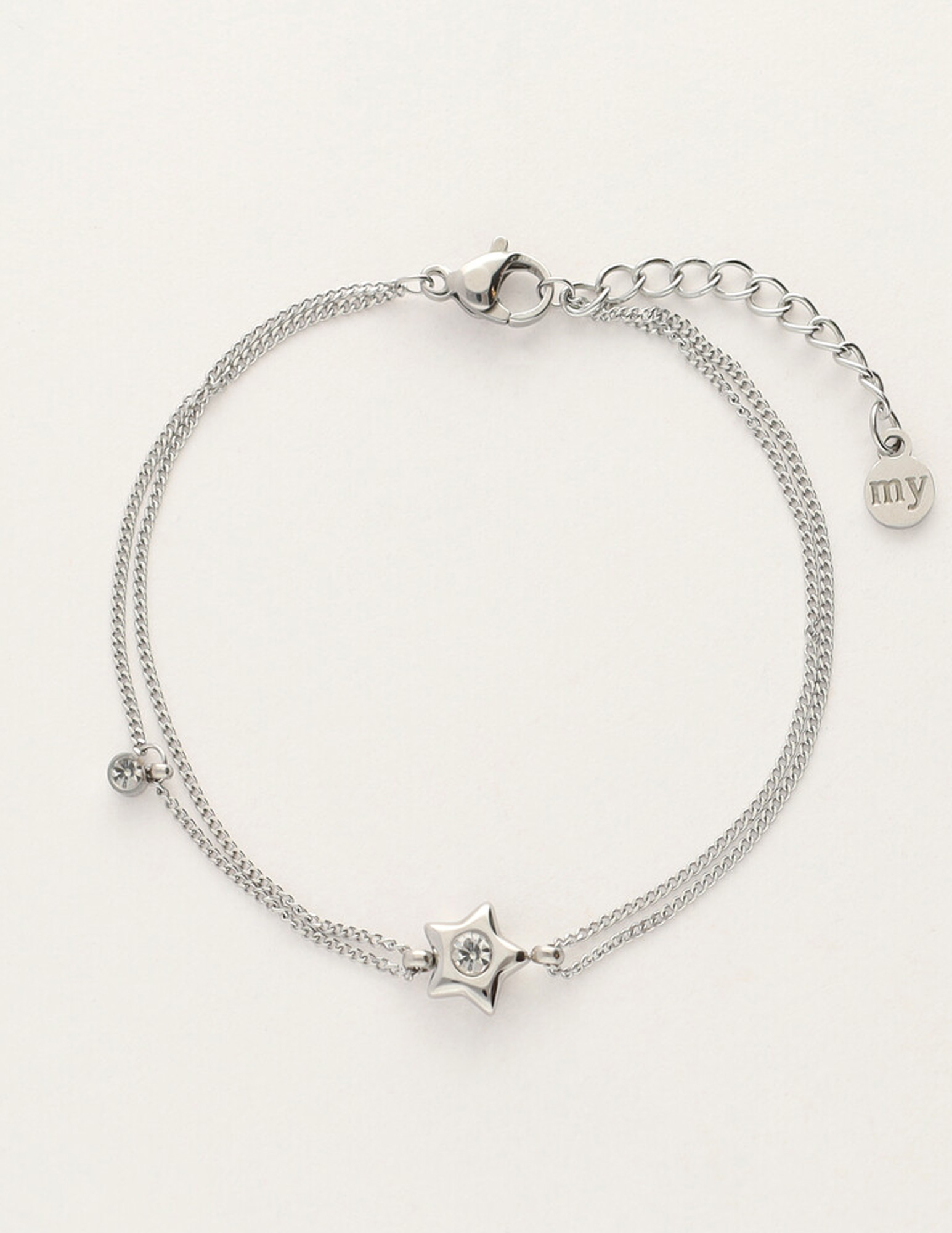 My Jewellery Armband met ster MJ12070 Zilver
