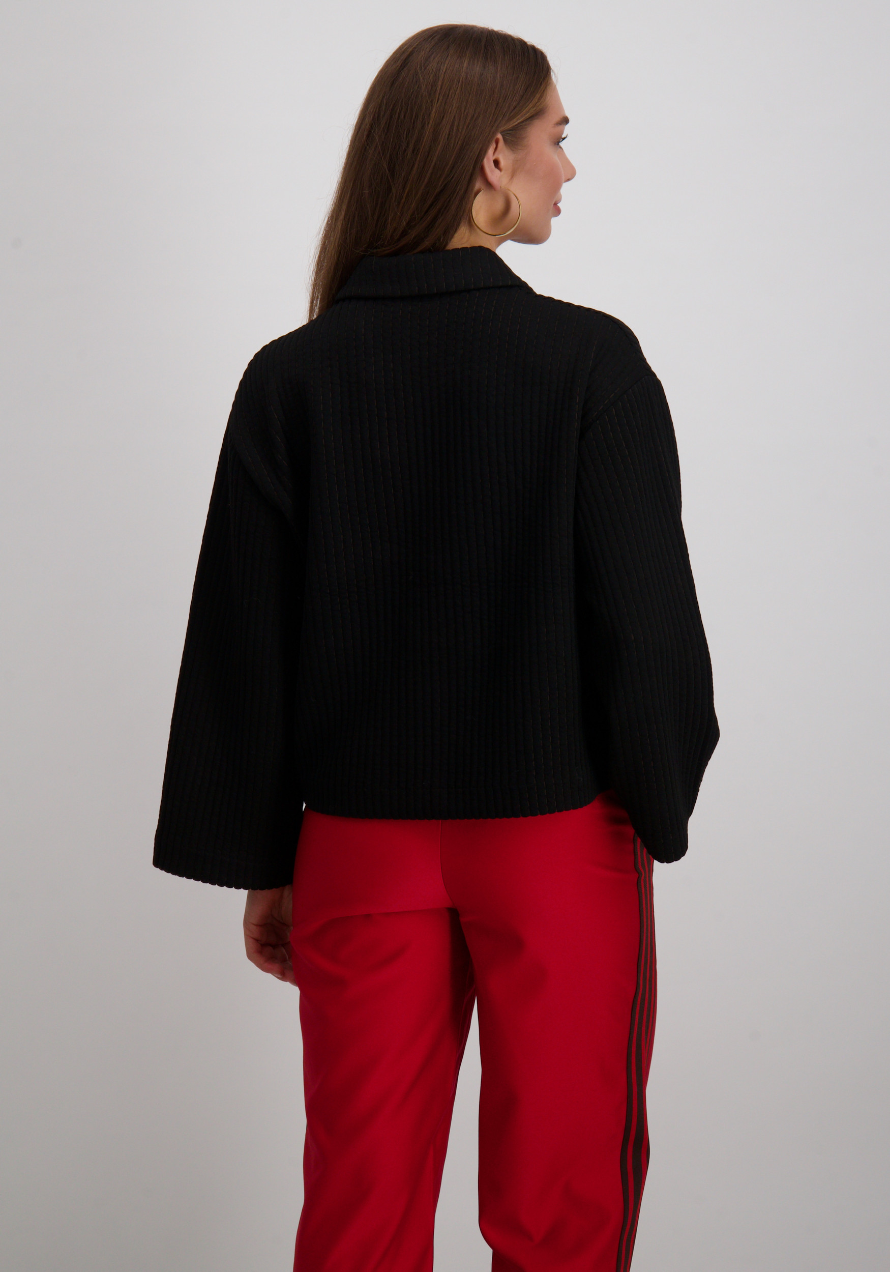 Ichi Jacket kate quilted 20124593 Zwart