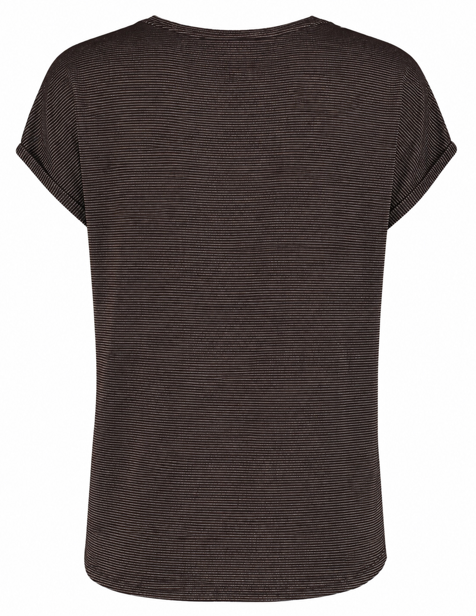 VERO MODA T-shirt Lava glitter 10250488 Donker bruin