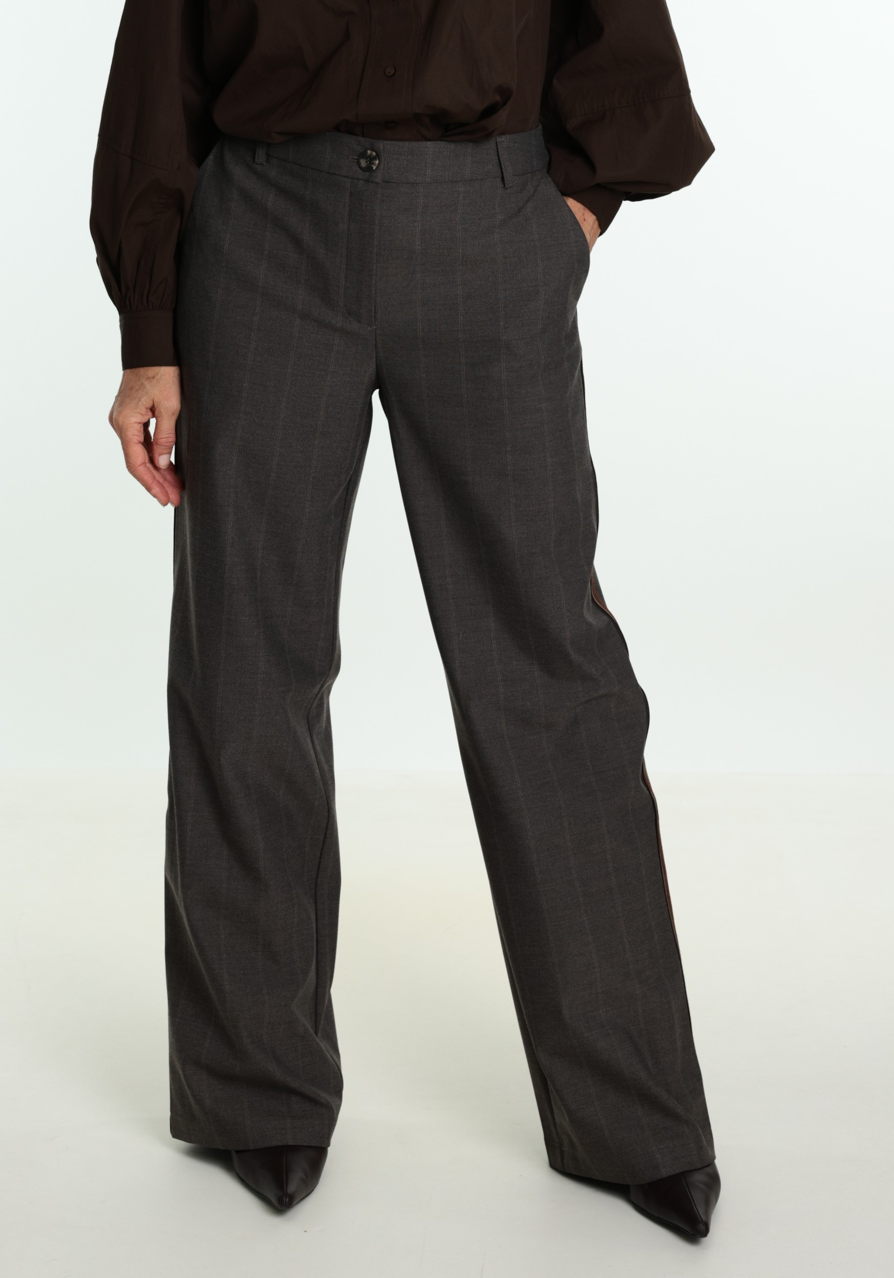 Geisha Broek 61503-10 Donker Grijs