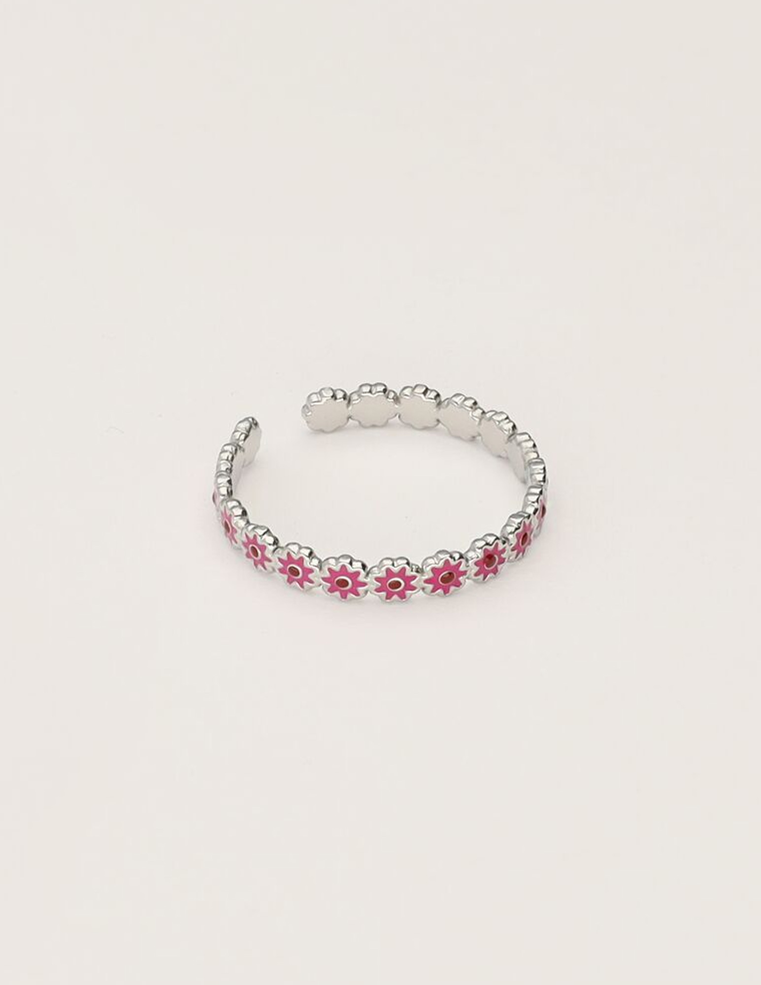 My Jewellery Ring met mini bloemen MJ11238 Zilver