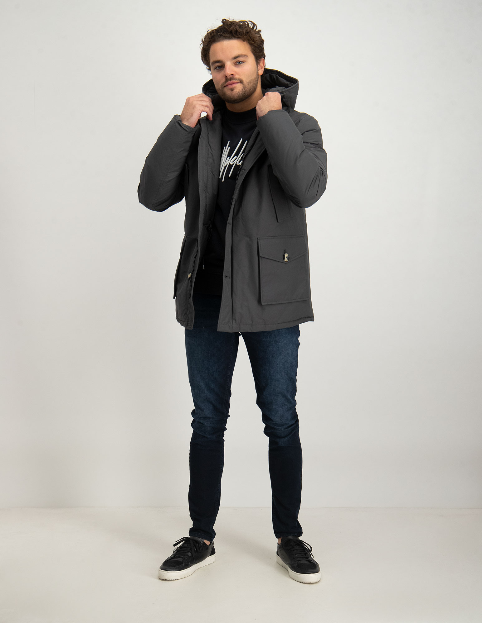 AIRFORCE Classic Parka HRM0479 Antraciet