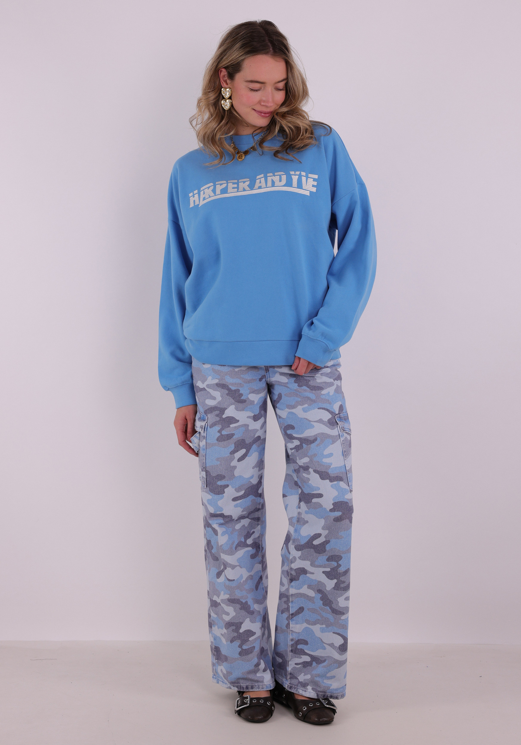 Harper & Yve Sweater Lex SS6Y503 Blauw