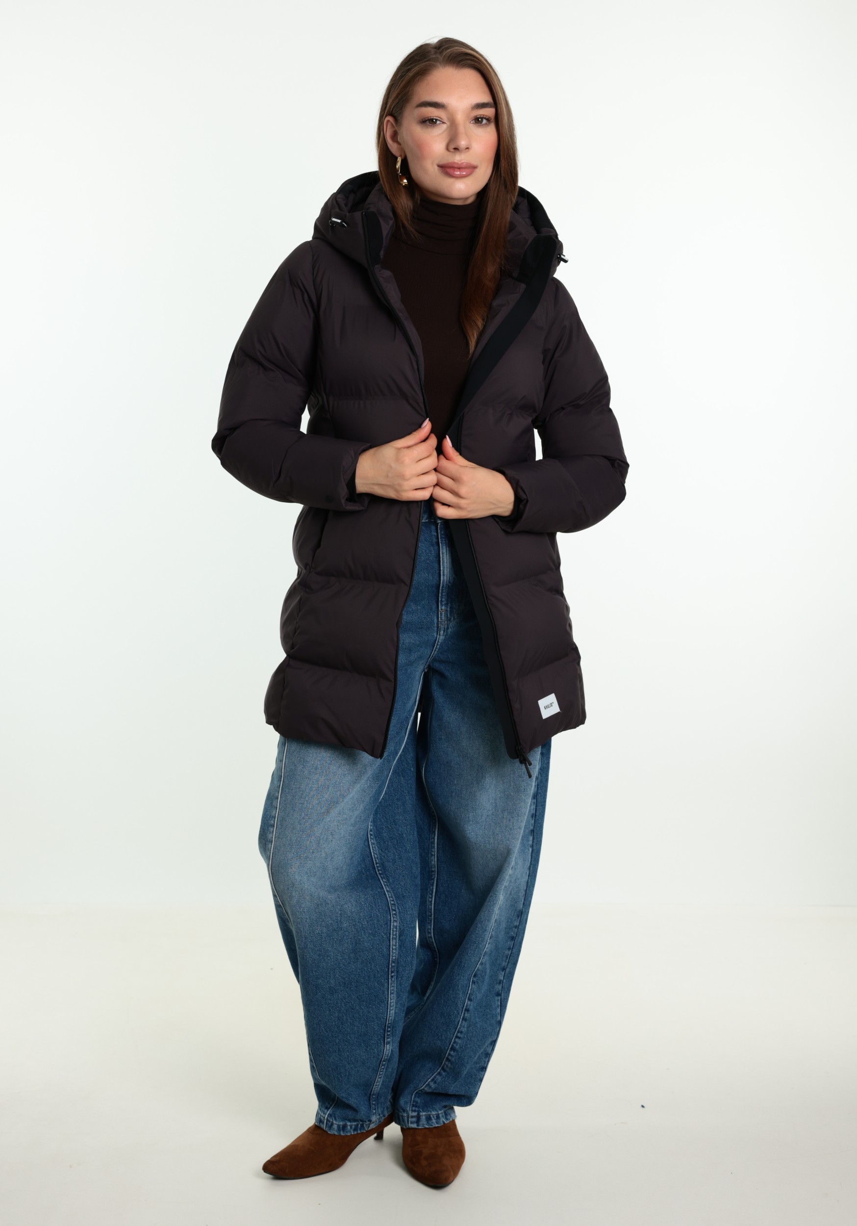 KHUJO Winterjas Tanare 5 1073JK263 Donker Paars