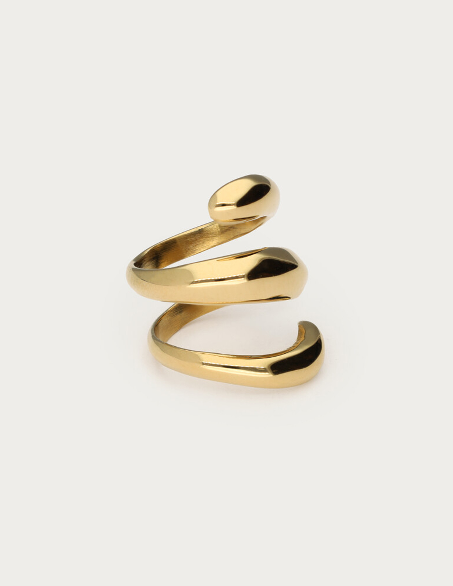 My Jewellery Bold statement ring spiraal MJ15515 Goud