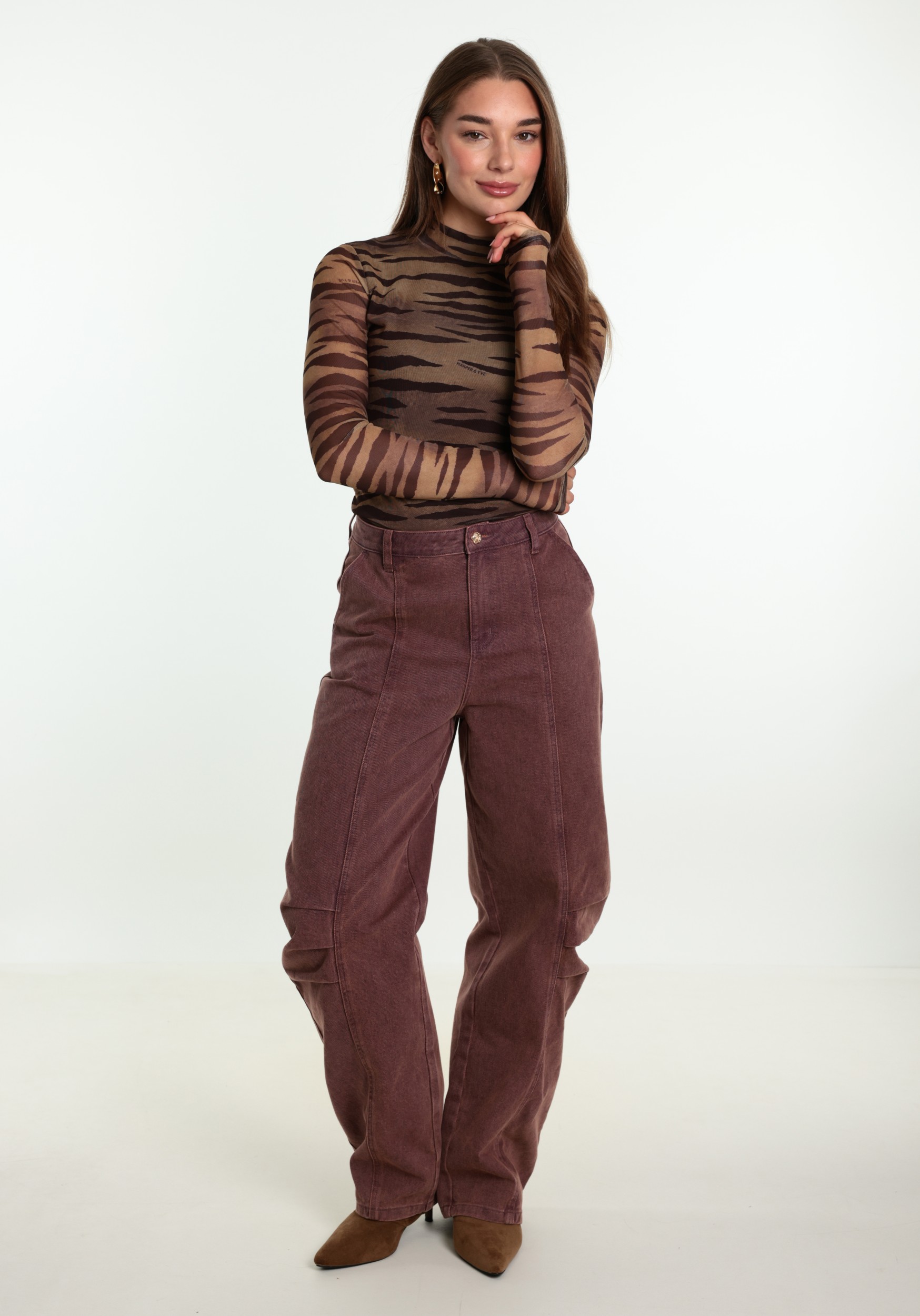 Harper & Yve Top Jane AW6T505 Bruin