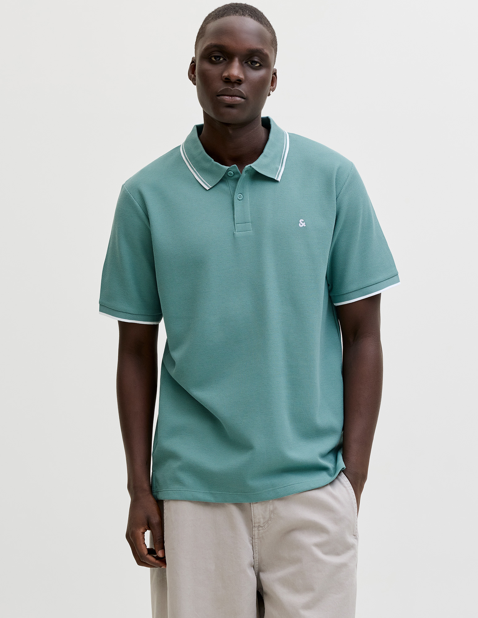 JACK & JONES Polo Austin 12268130 Blauw design