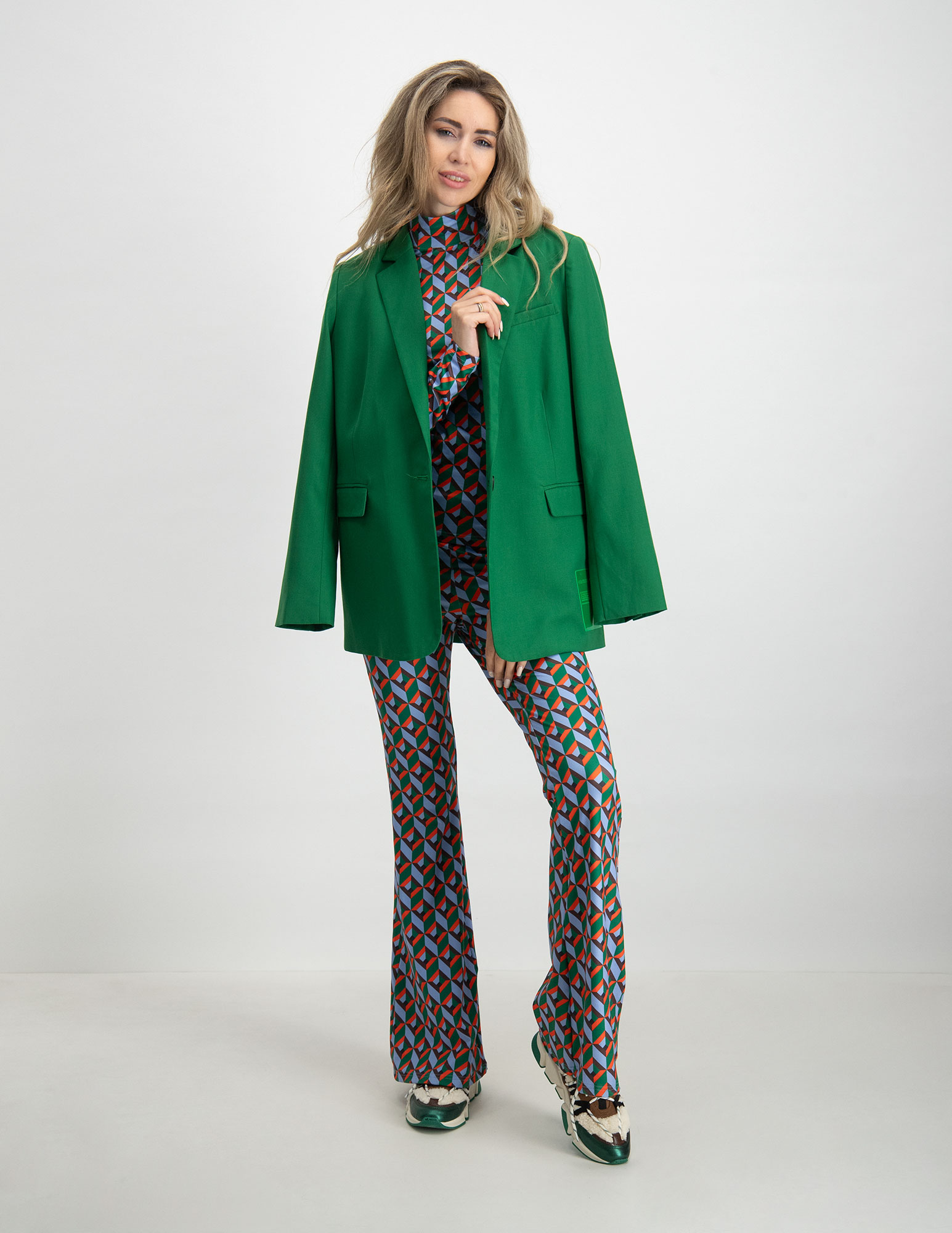 Colourful Rebel Turtkeneck Neyo graphic WT215028 Multi