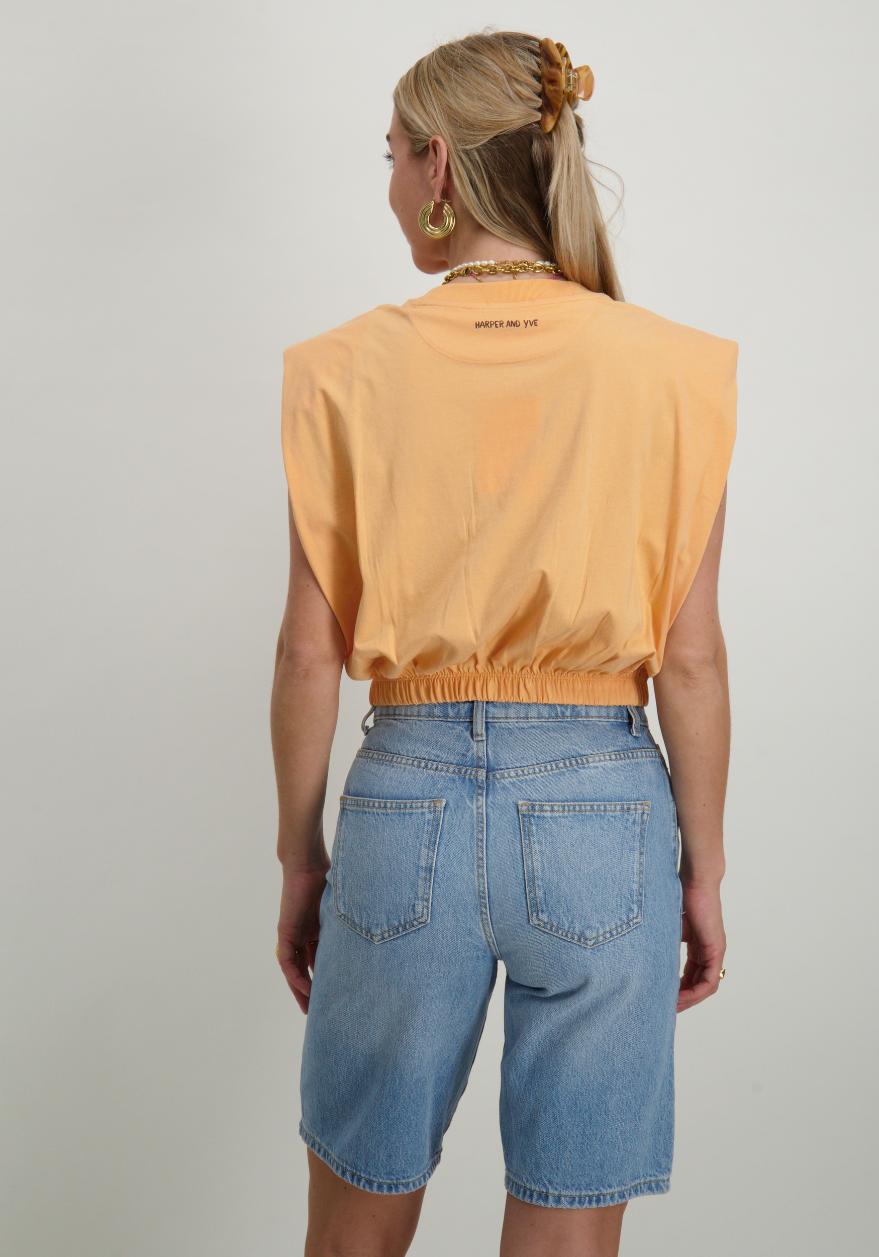 Harper & Yve Top Muscle HS25Y304 Oranje