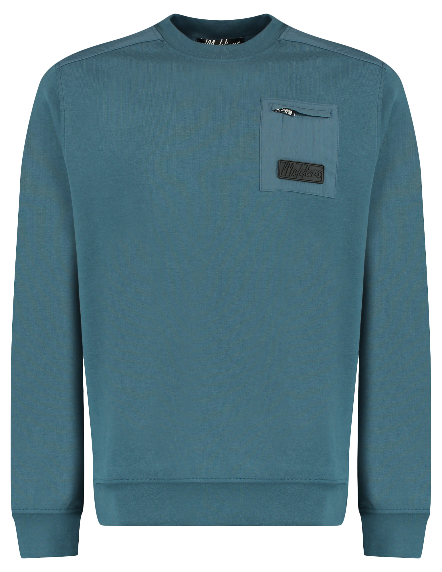 Malelions Sweater Pocket MM1-AW25-27 Blauw