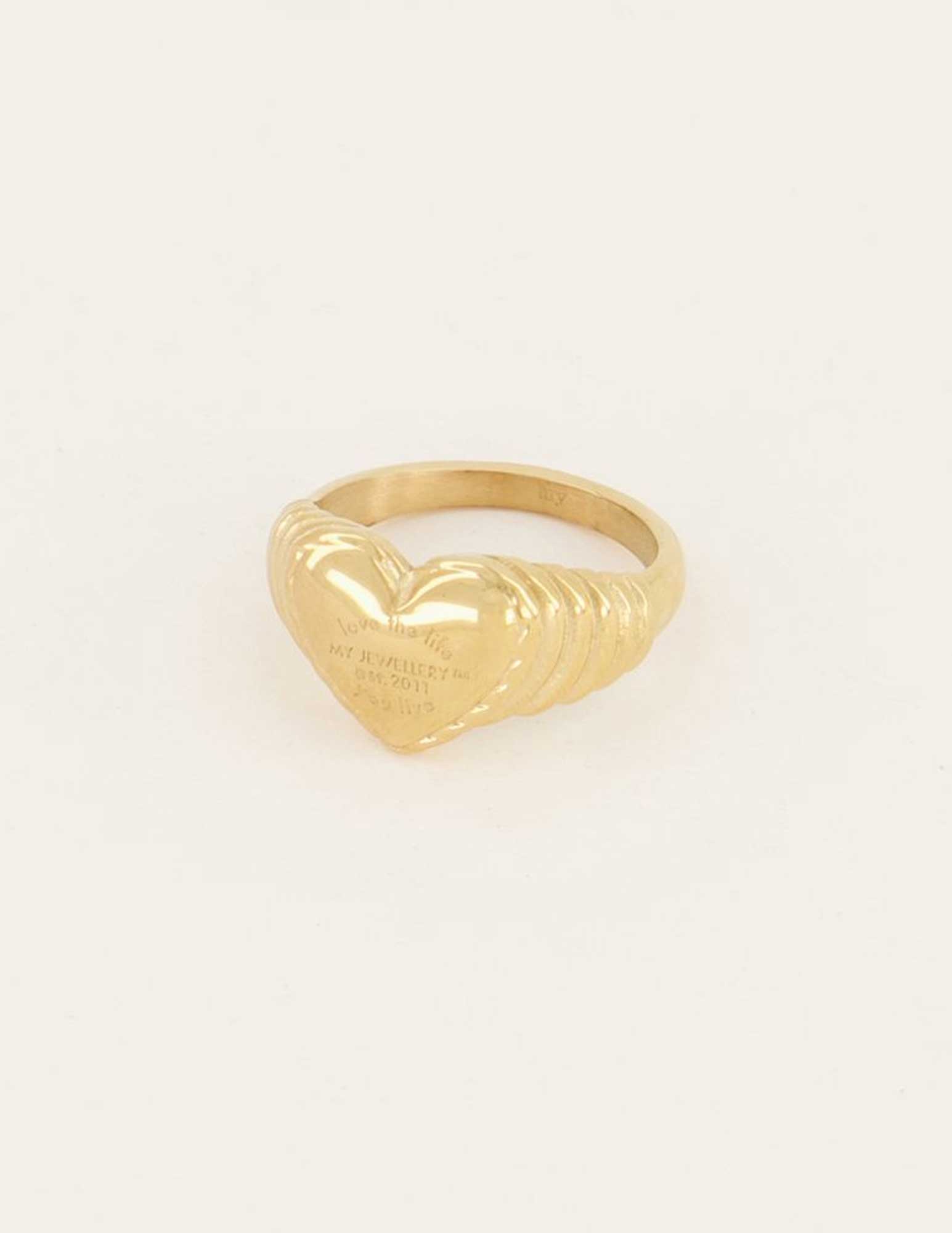 My Jewellery Ring met hart Candy Couture MJ06288 Goud