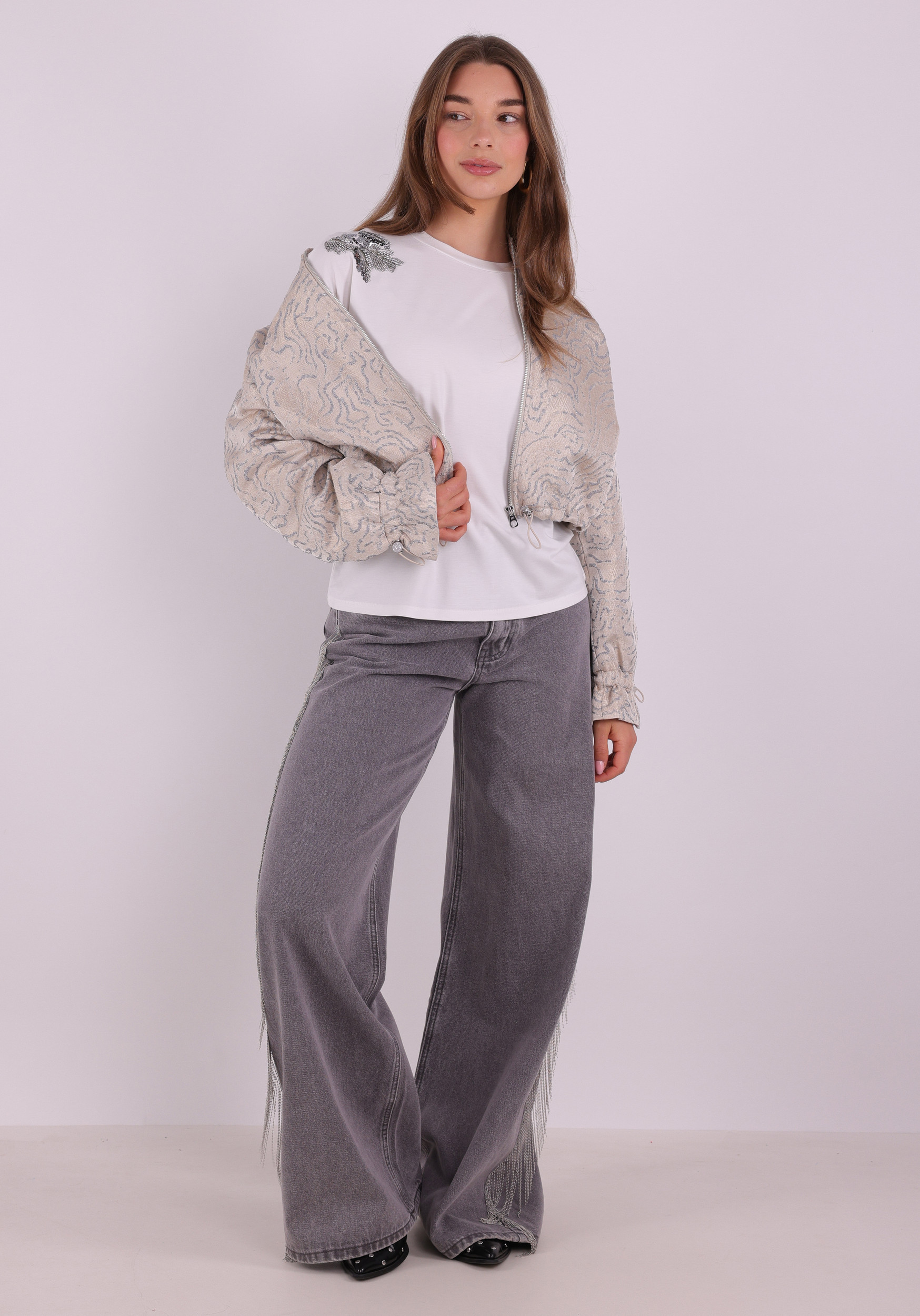 Vila T-shirt Selsa 14113127 Wit