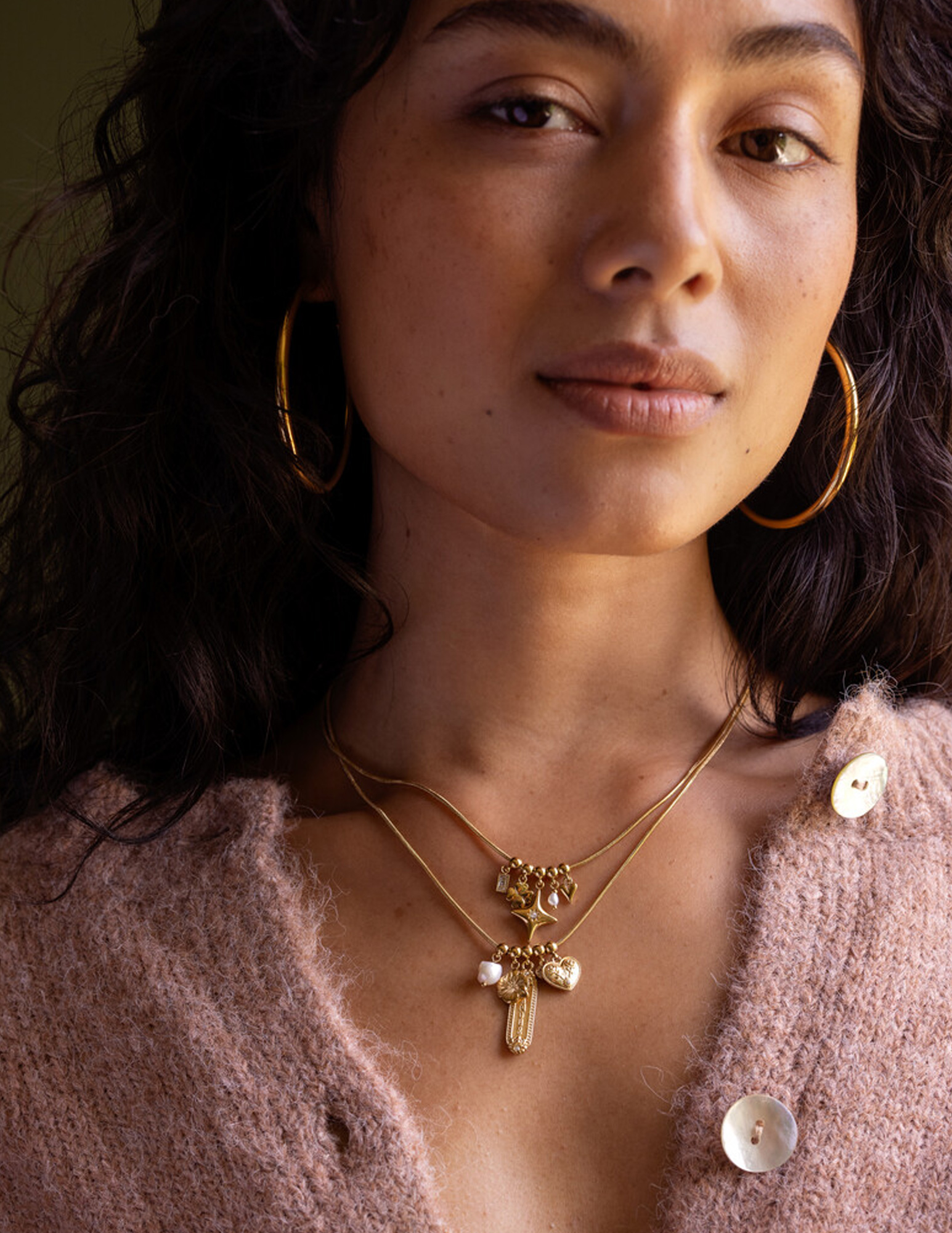 My Jewellery Mystic bedel ketting met Poolster MJ14196 Goud