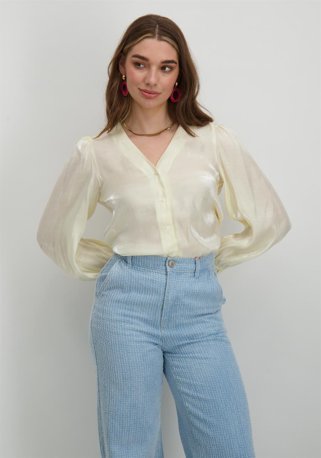 Amaya Amsterdam Blouse LEXI Beige