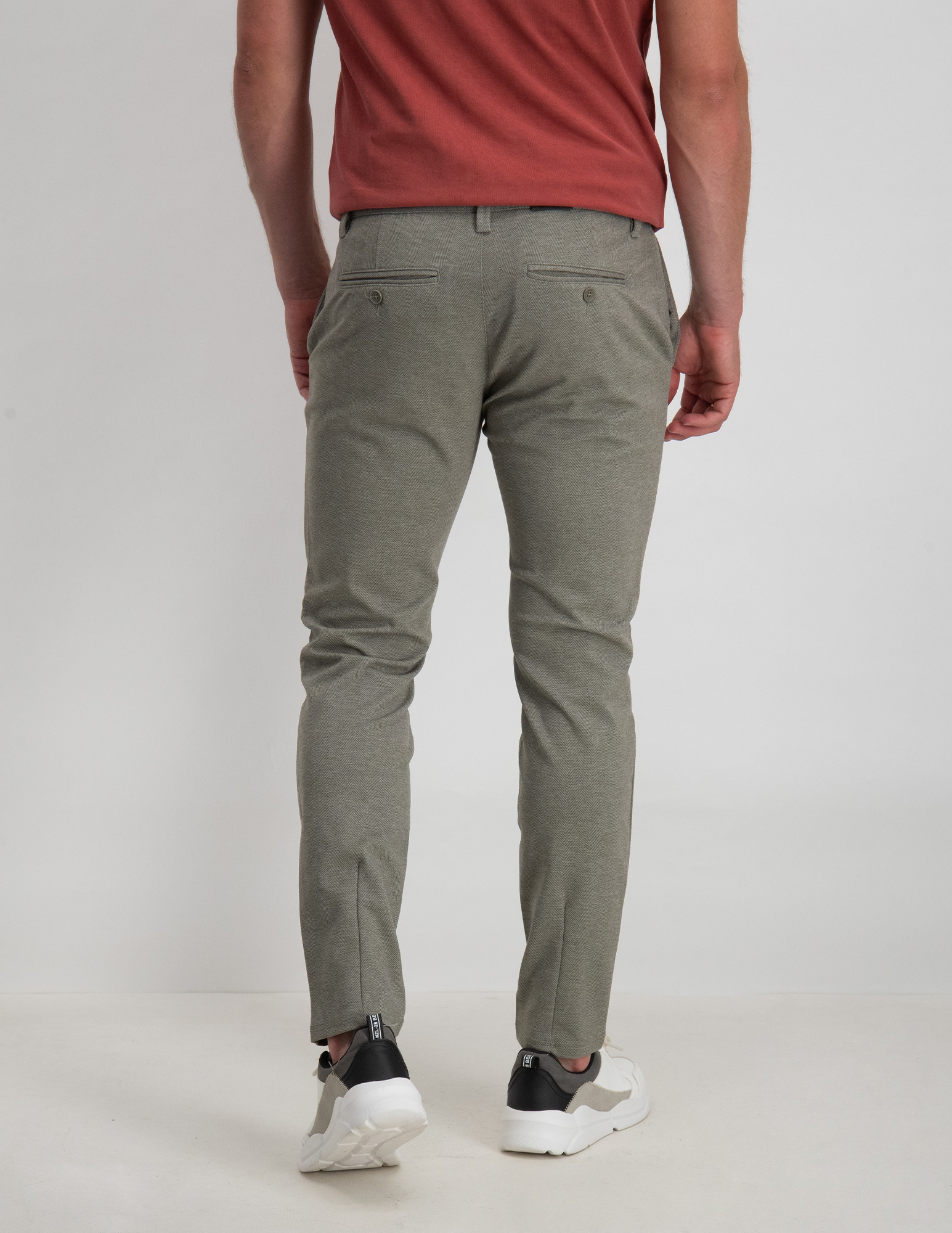 ONLY & SONS Mark pants herringbone 22025376 Grijs