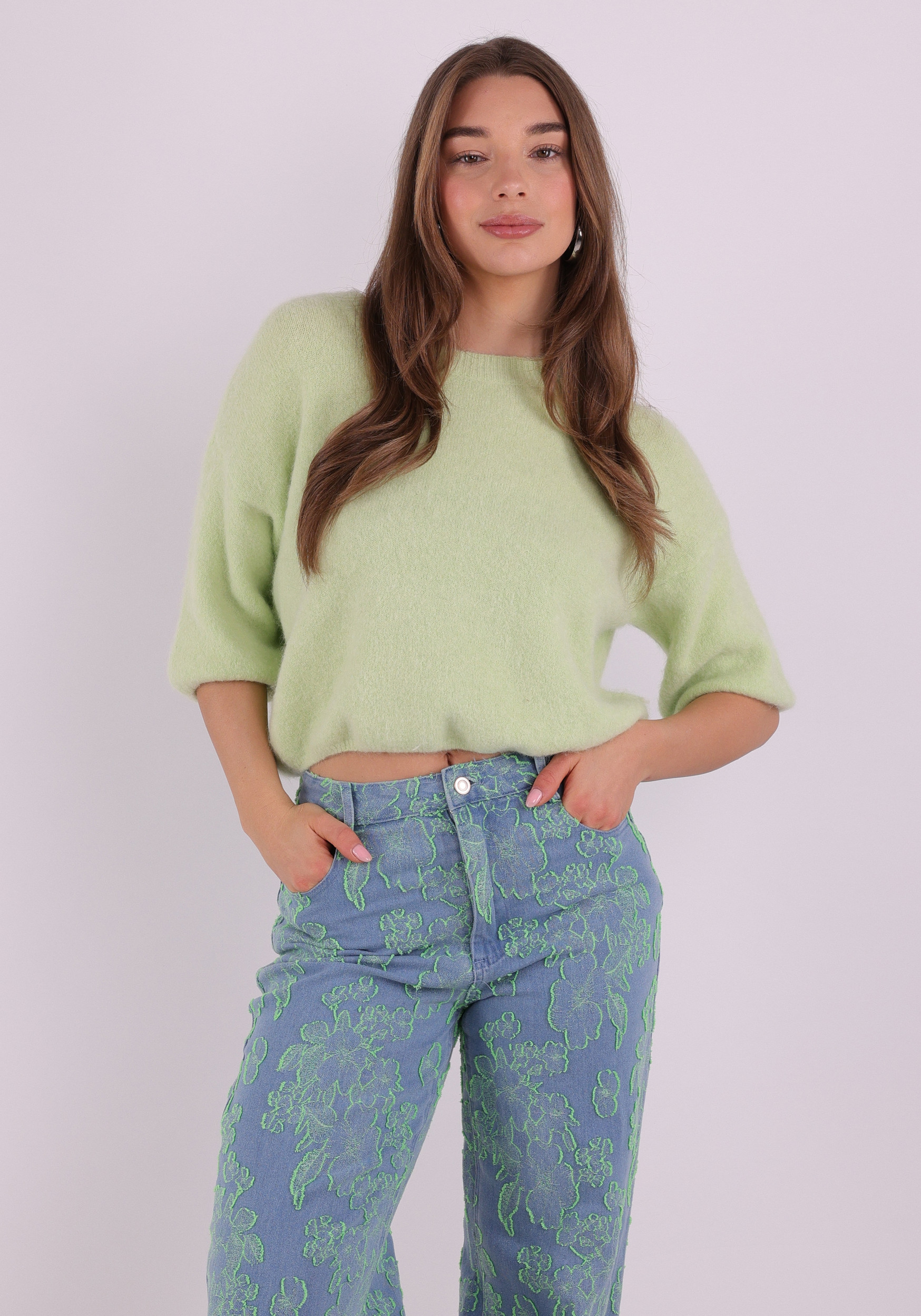 Aaiko BV Sweater LANI WP 389 Licht groen