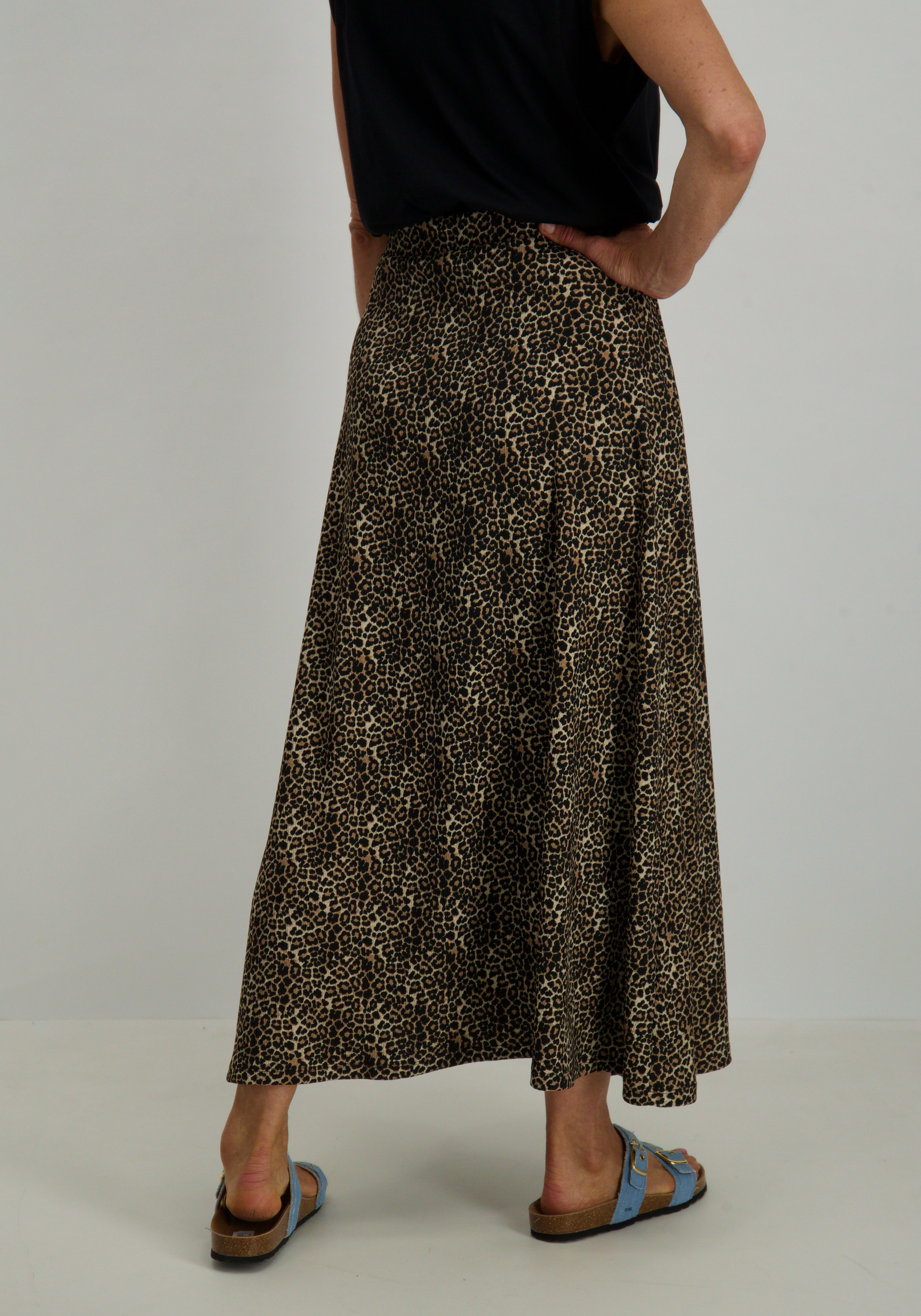 Geisha Rok panterprint 56335-41 Licht bruin