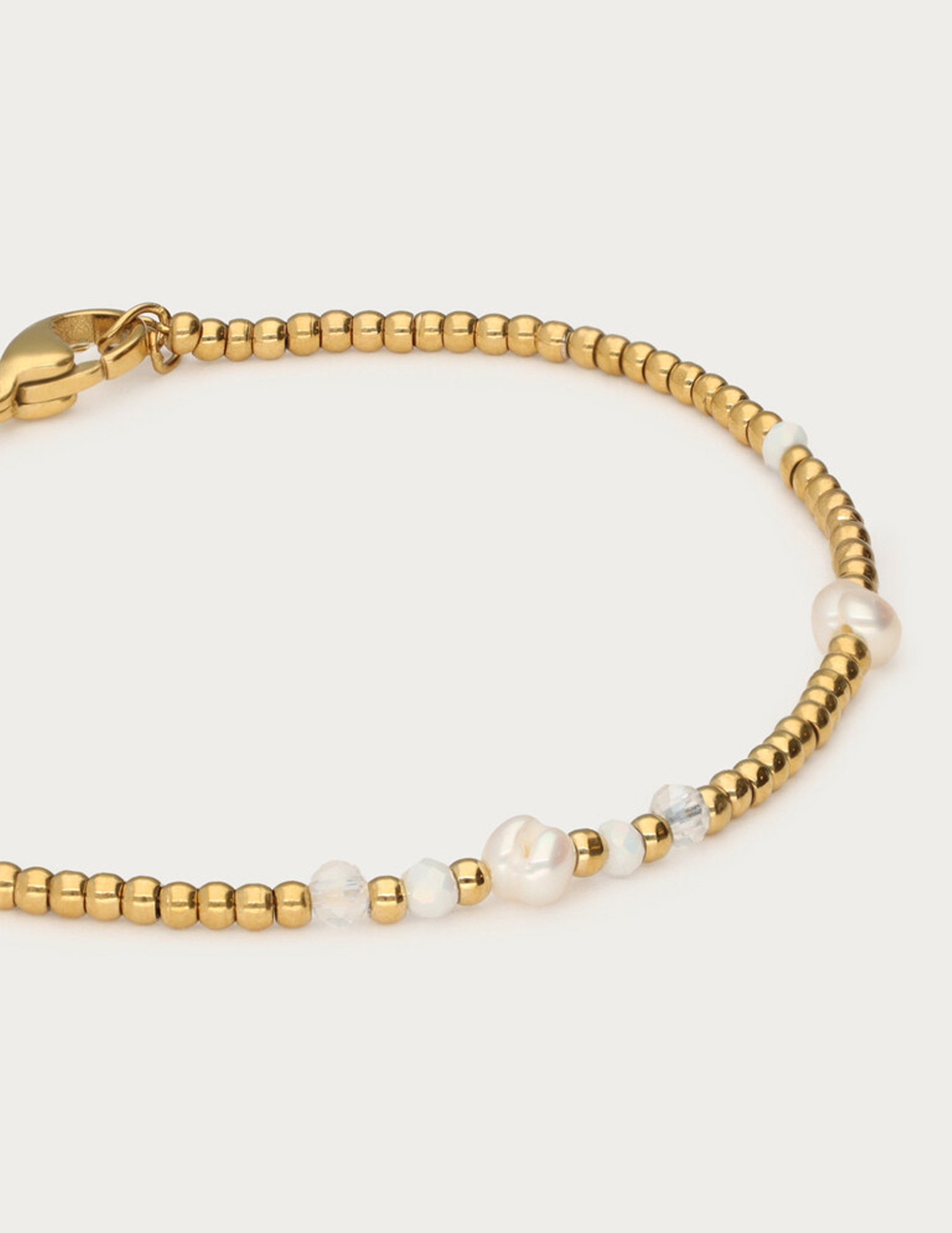 My Jewellery Mystic armband met zoetwaterparels MJ14245 Goud