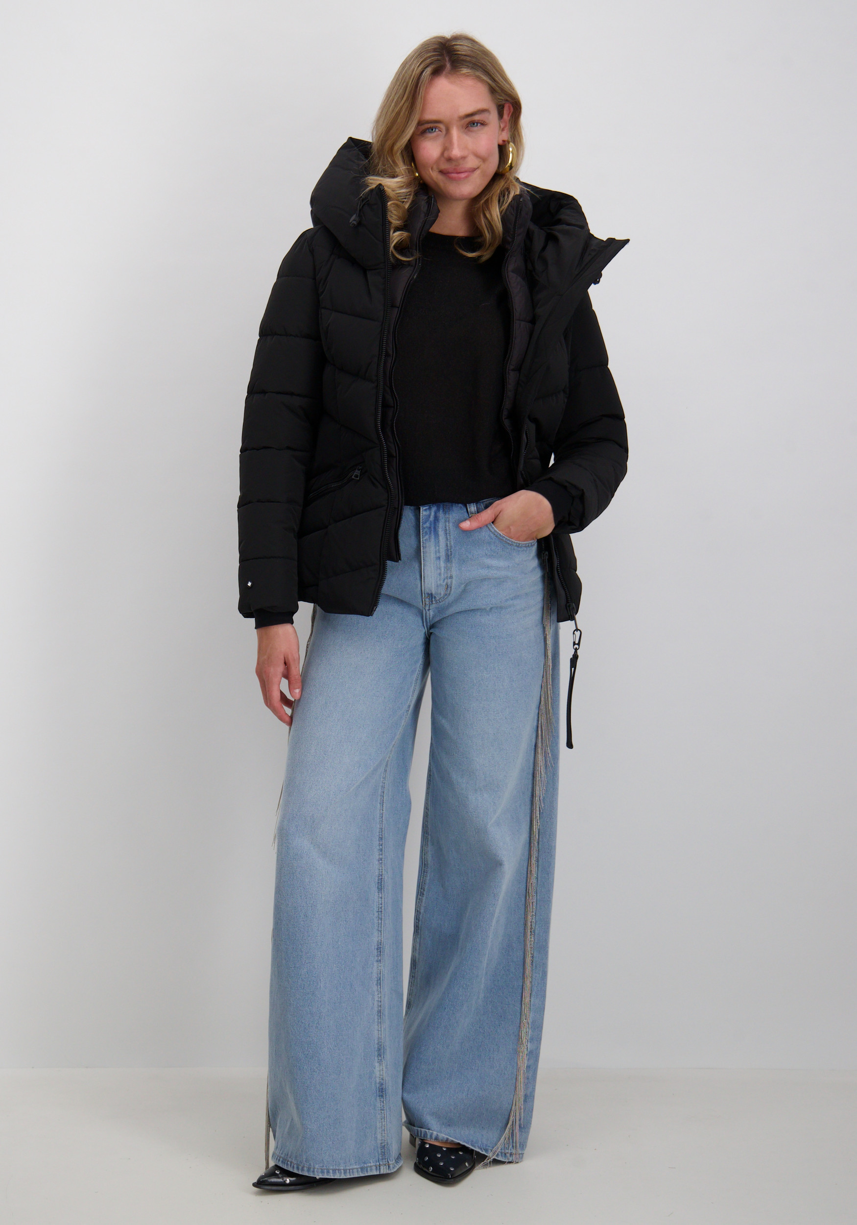 KHUJO Winterjas Hersch 1095JK253 Zwart