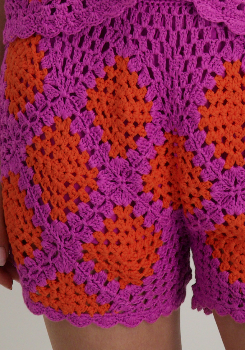 Harper & Yve Short Loca HS25P101 Donker Paars