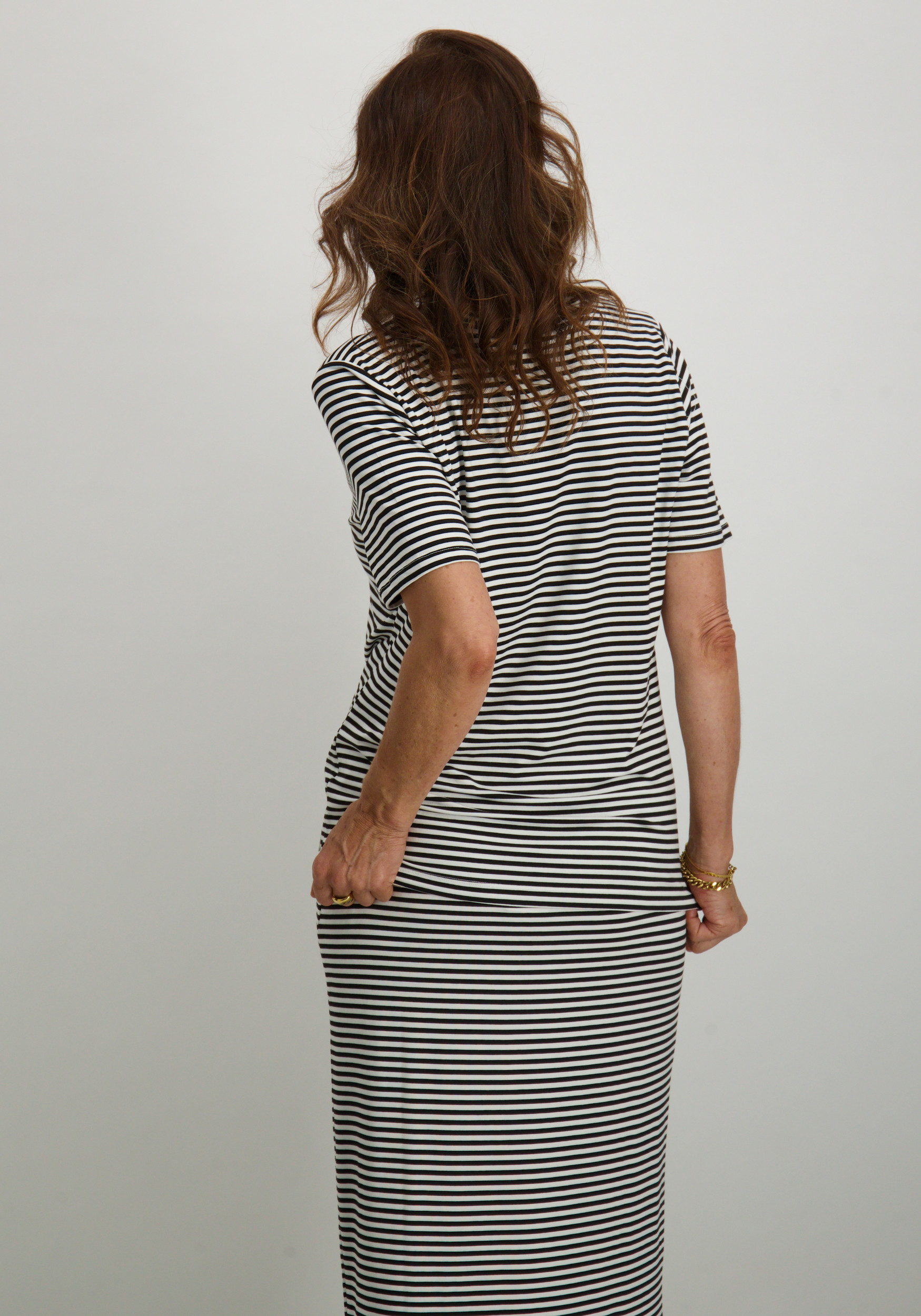 Zoso T-shirt 253Merel Zwart/Wit