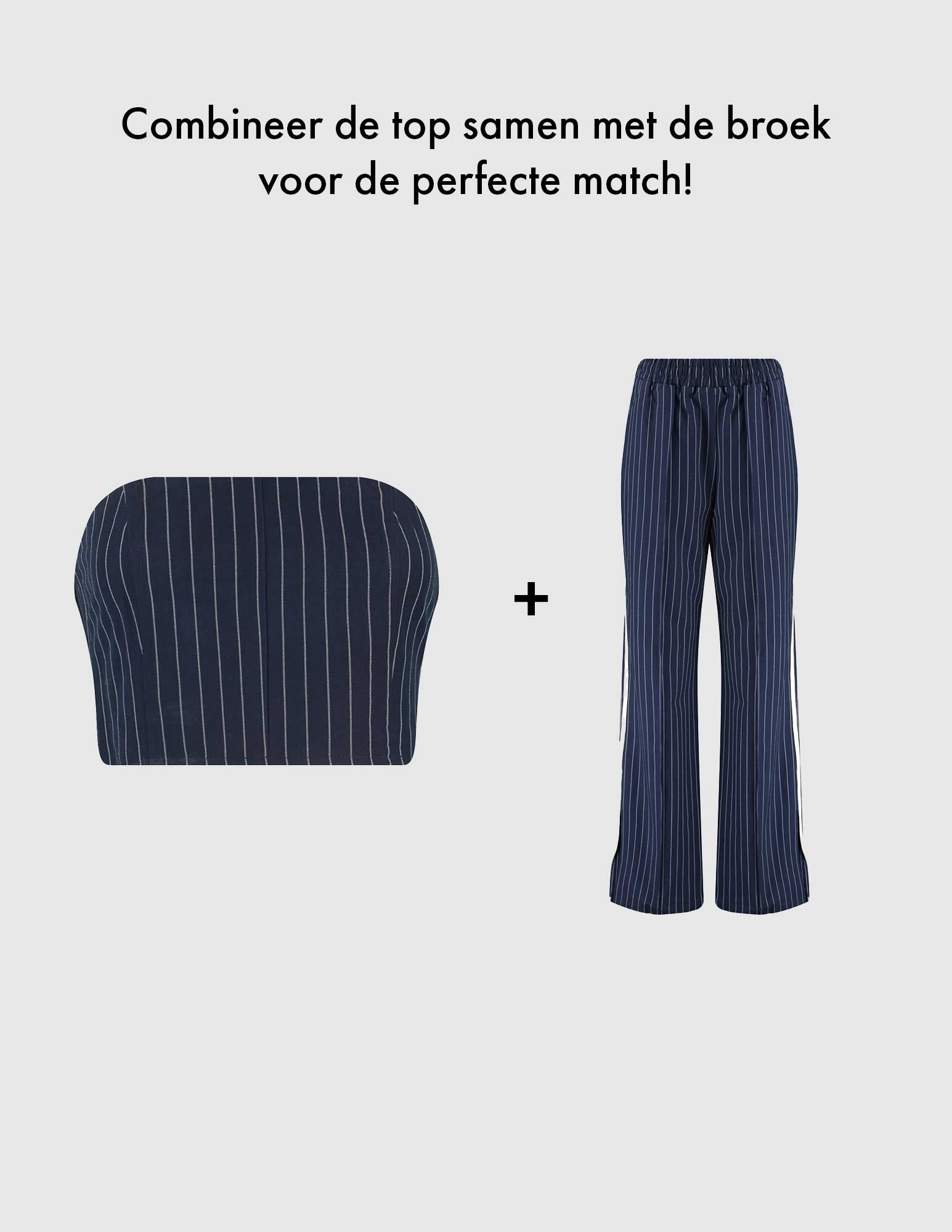 Refined Department Bandeau top Eline R2409850632 Donker blauw