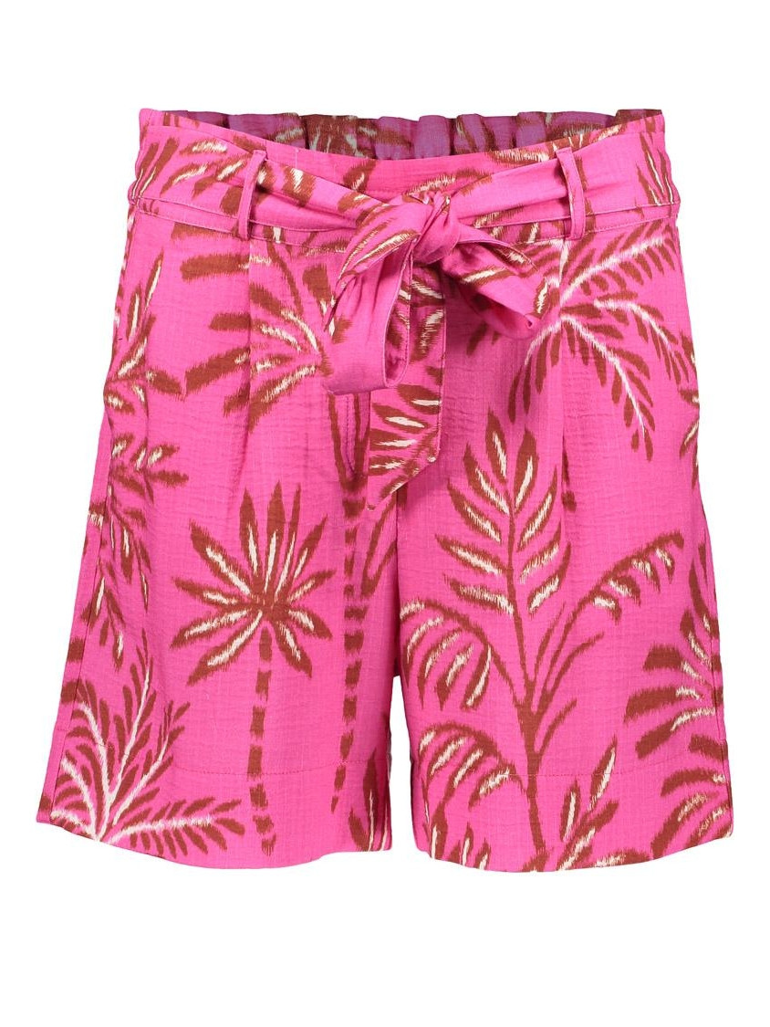 Geisha Korte broek palm print 51411-20 Rose