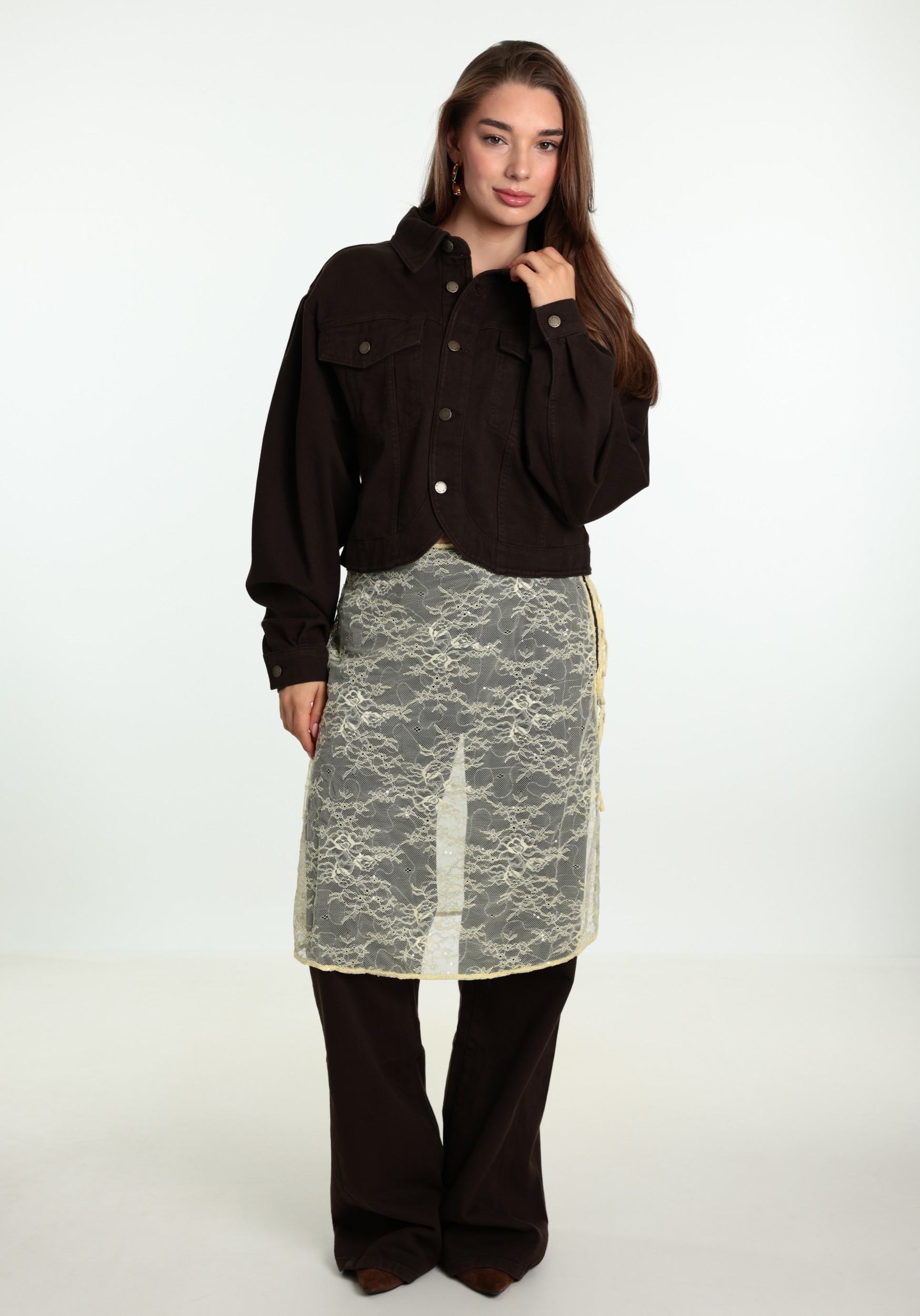 Harper & Yve Jacket Nillow AW6D200 Donker bruin