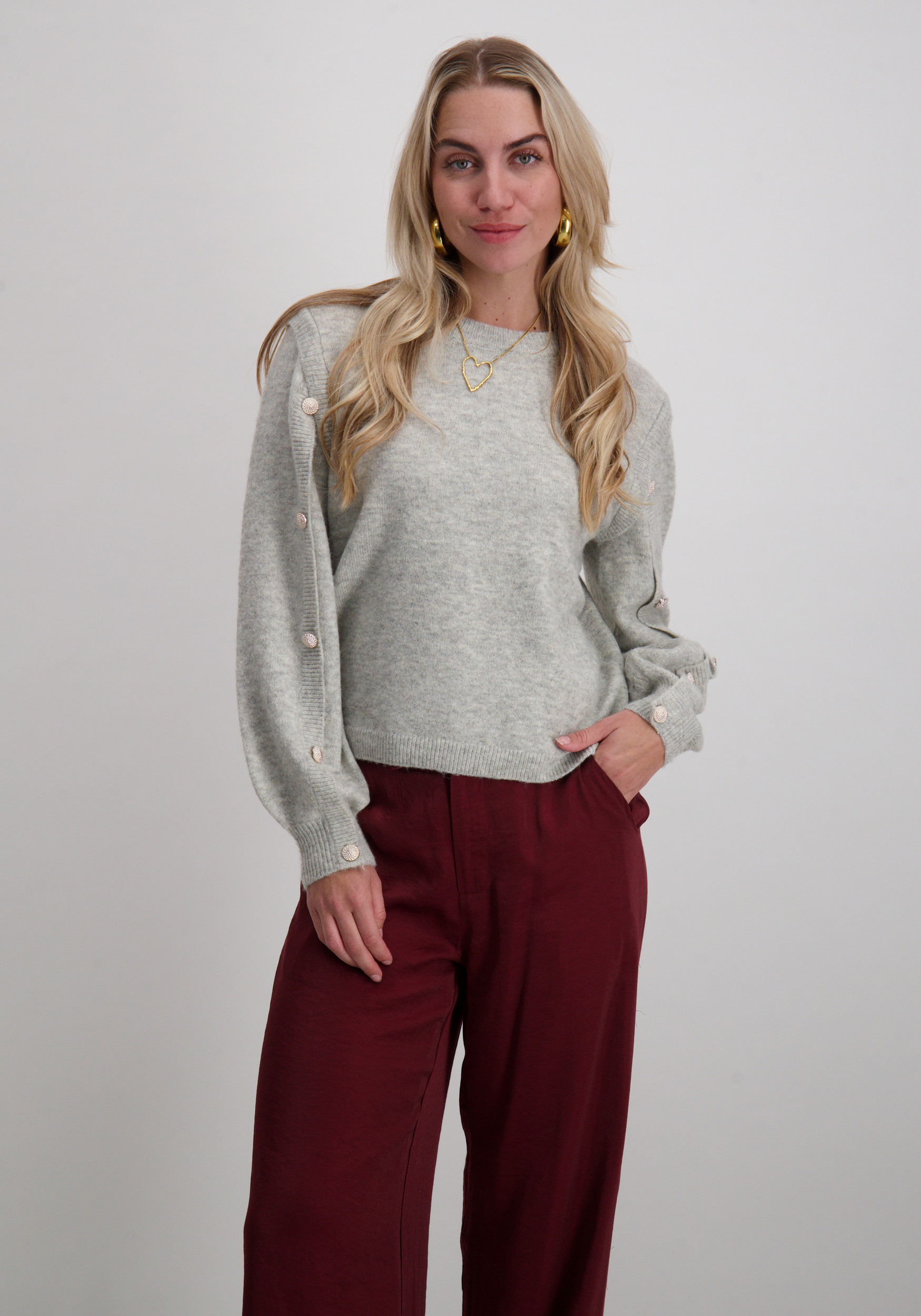 Only Trui Irene 15358576 Midden grijs