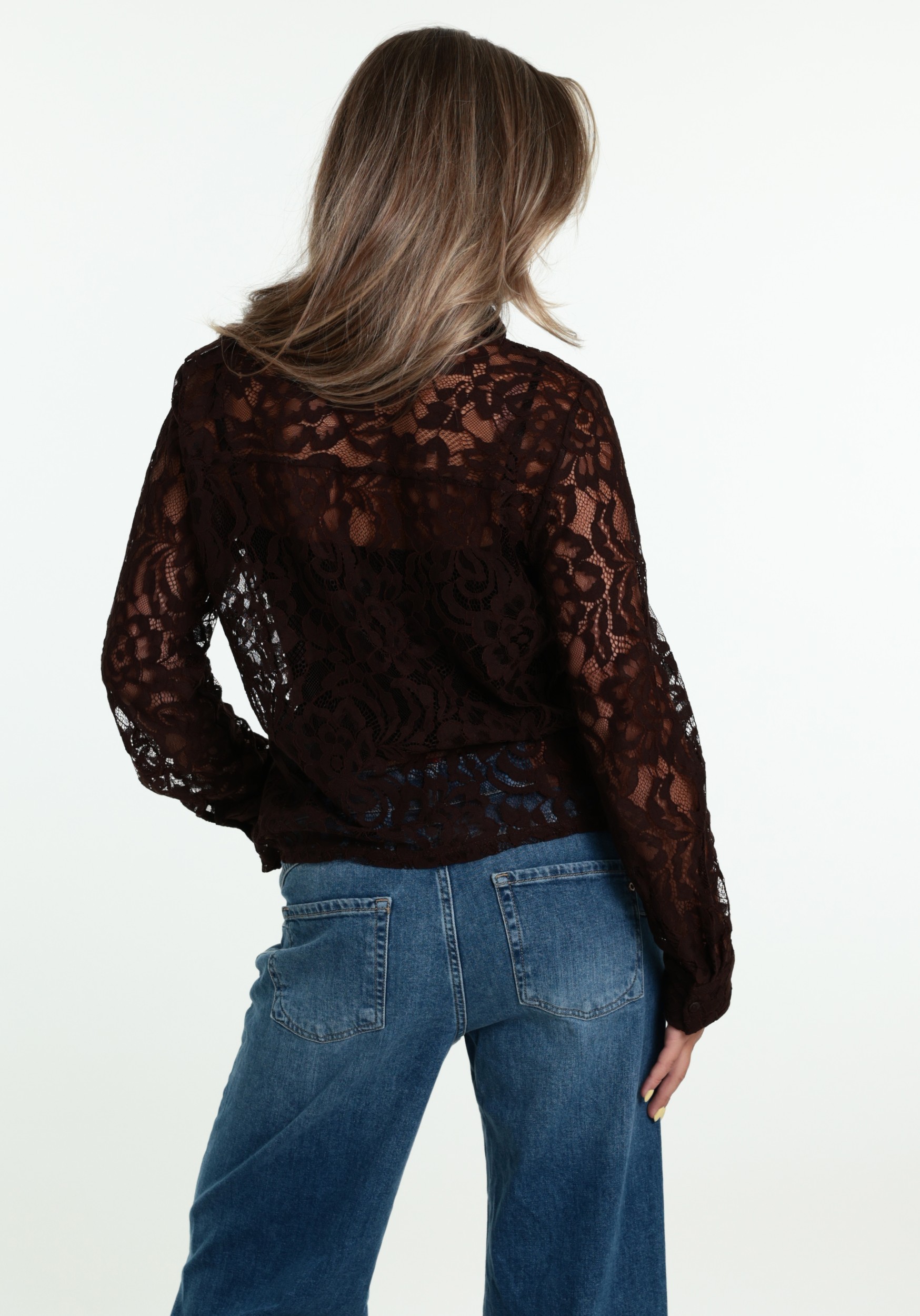 ONLY Blouse Birun 15380416 Donker bruin