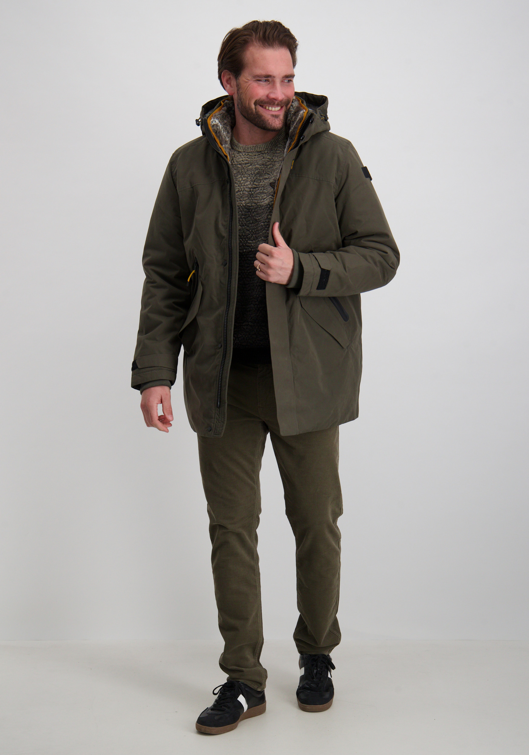 PME Legend Winterjas Hydropacker PJA2509123 Donker groen