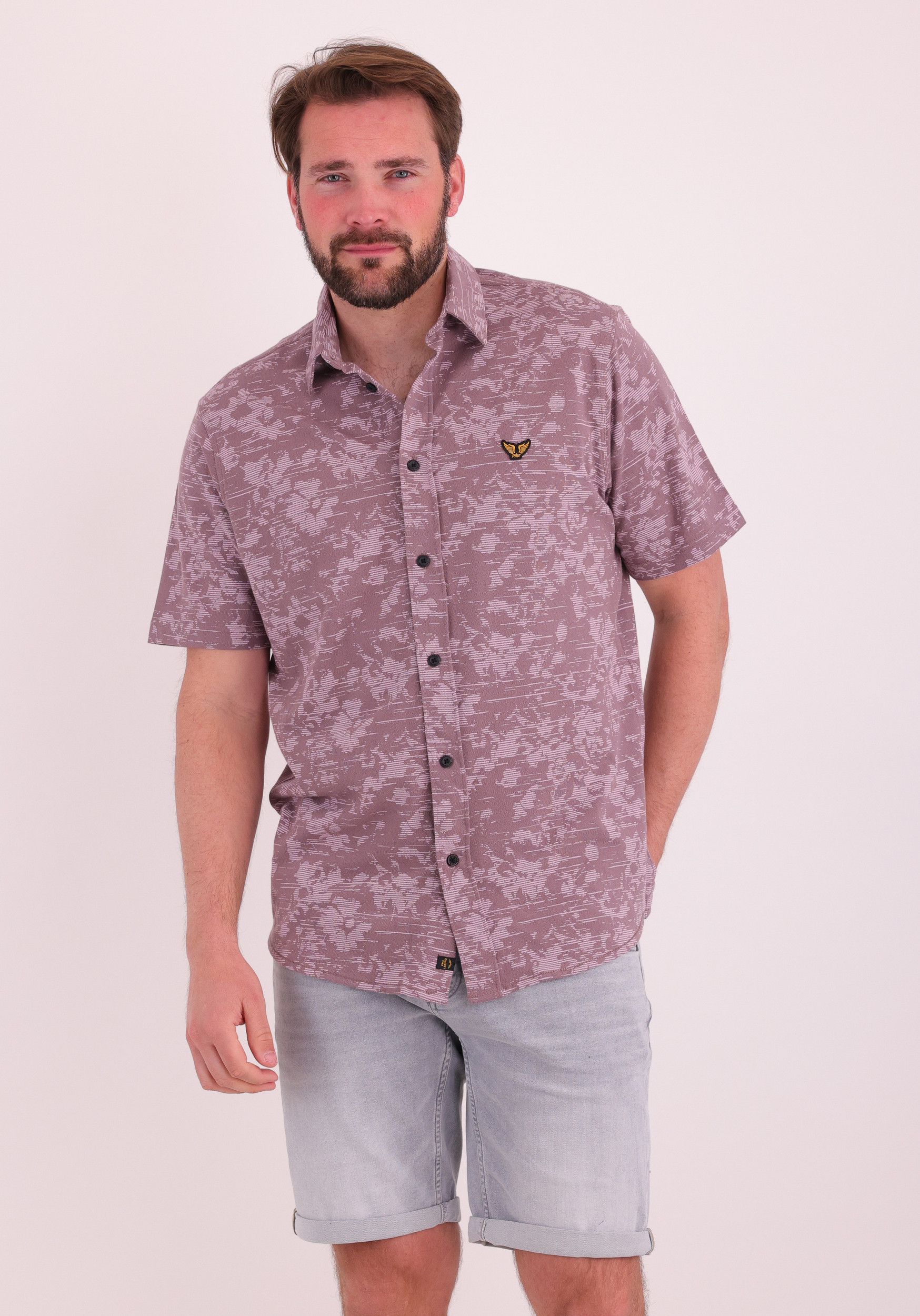 PME Legend Overhemd PSIS2603254 Licht paars