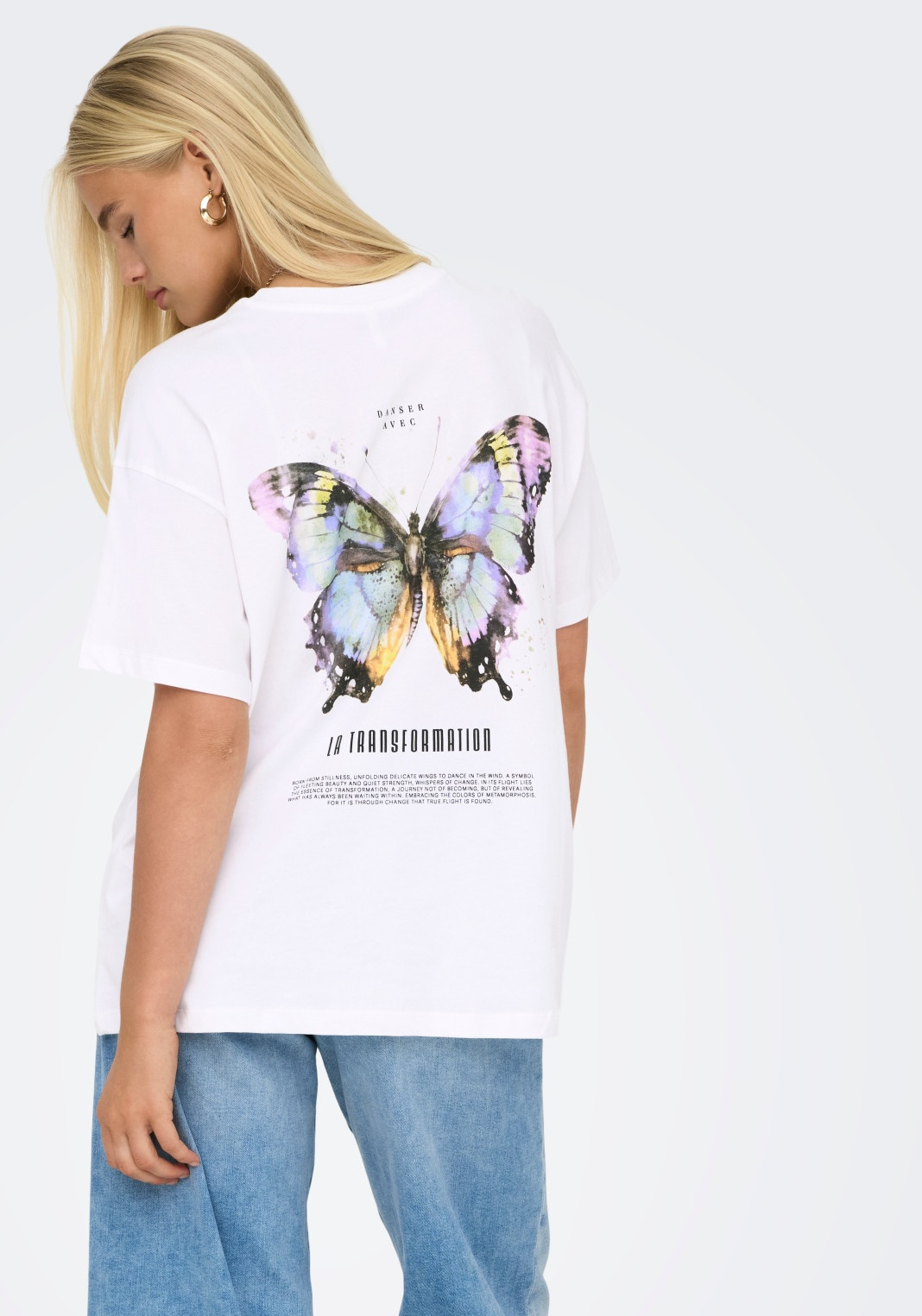 Only T-shirt Vivvvi 15346761 Wolwit-ecru