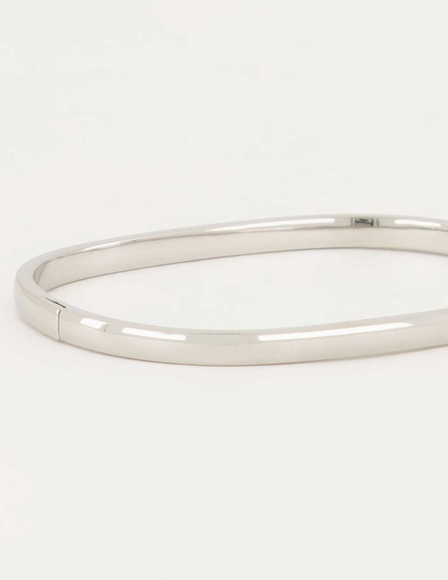 My Jewellery Bangle rechthoekig smal MJ04609 Zilver
