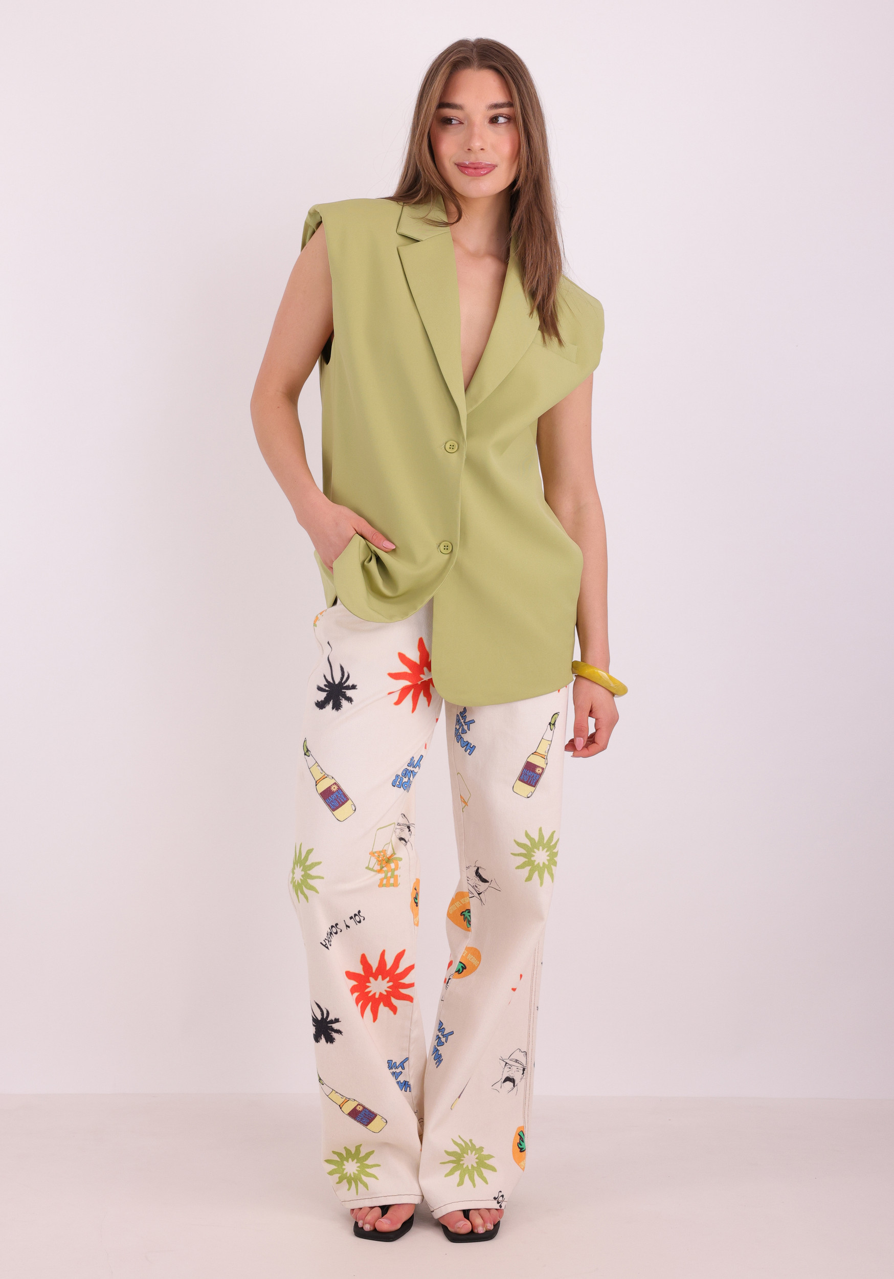 Harper & Yve Broek Yve HS6C106 Ecru