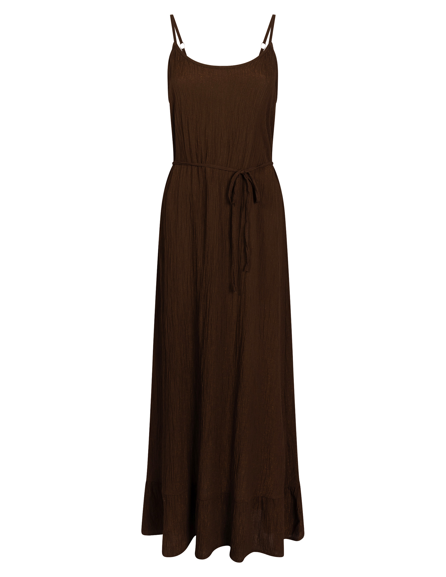 Tramontana Jurk Crinkled S01-20-501 F Bruin