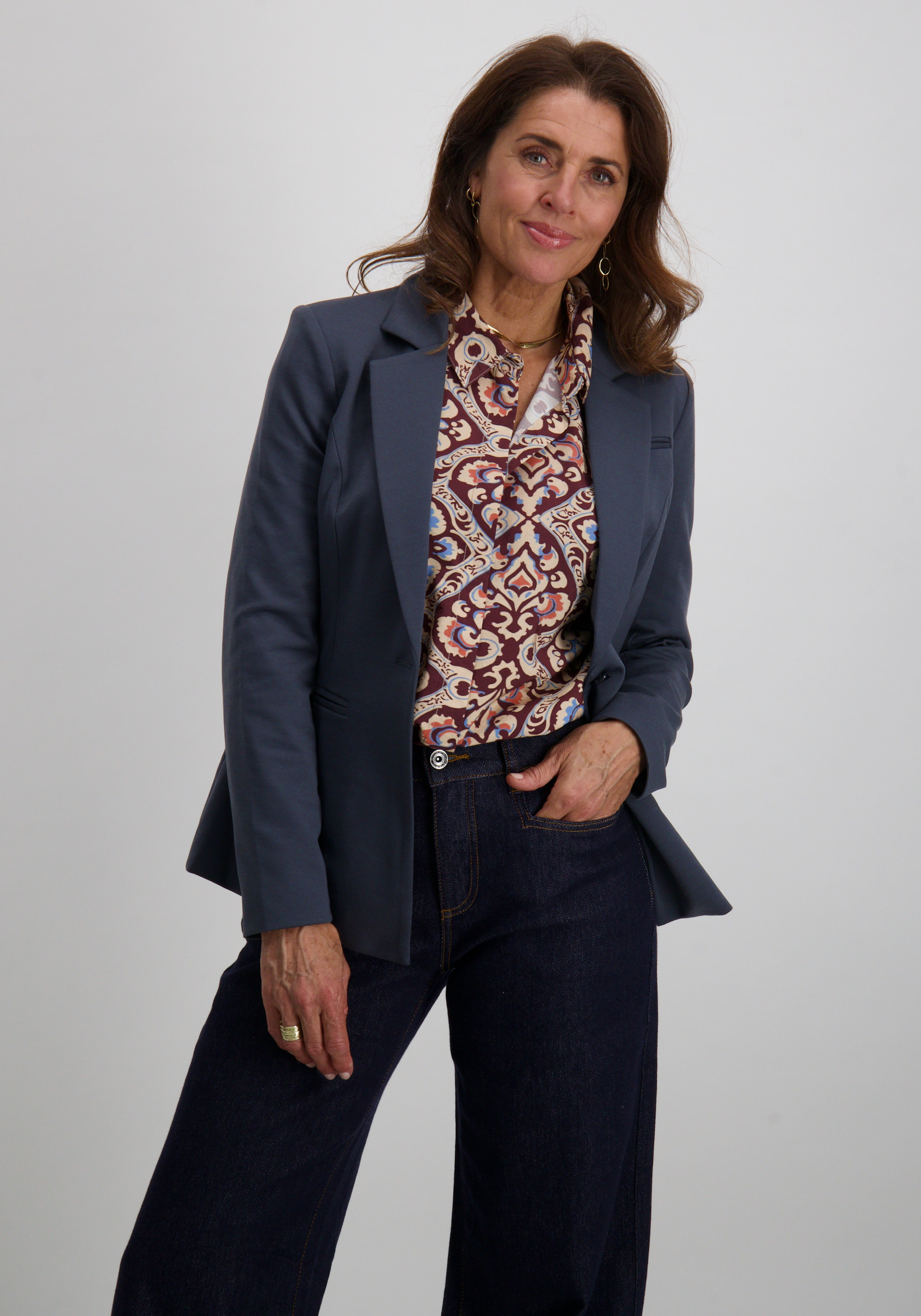 Only Blazer Peach 15298659 Blauw design