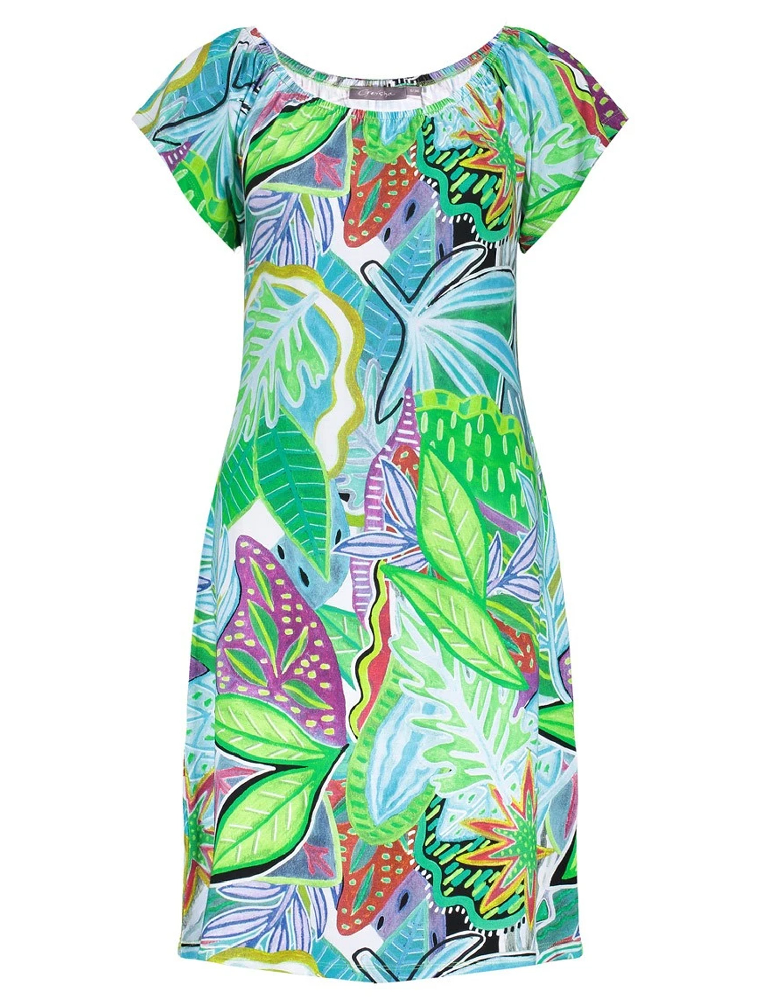 Geisha Off-shoulder jurk 57363-60 MAY Licht blauw