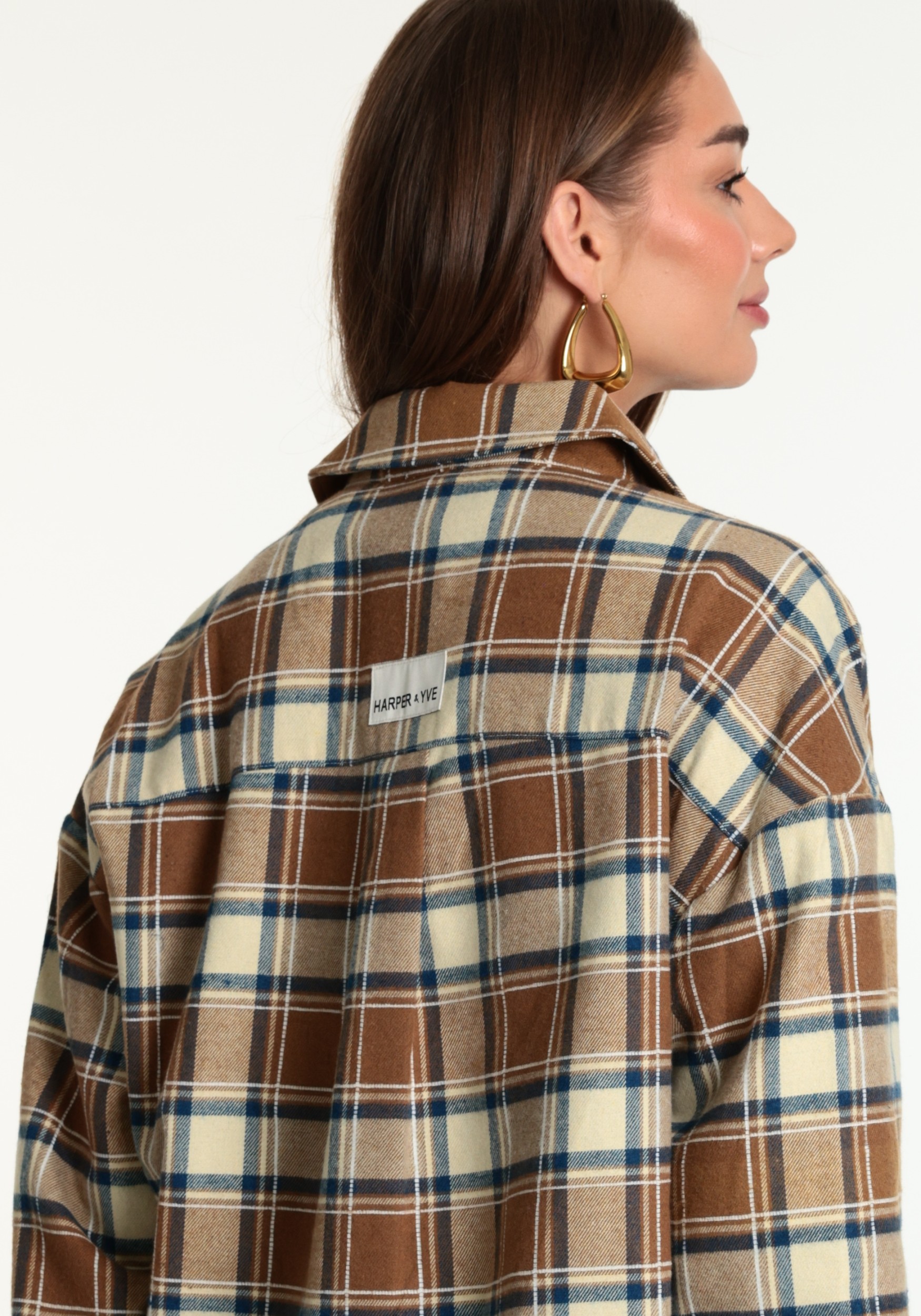 Harper & Yve Blouse Selena AW6P605 Licht bruin