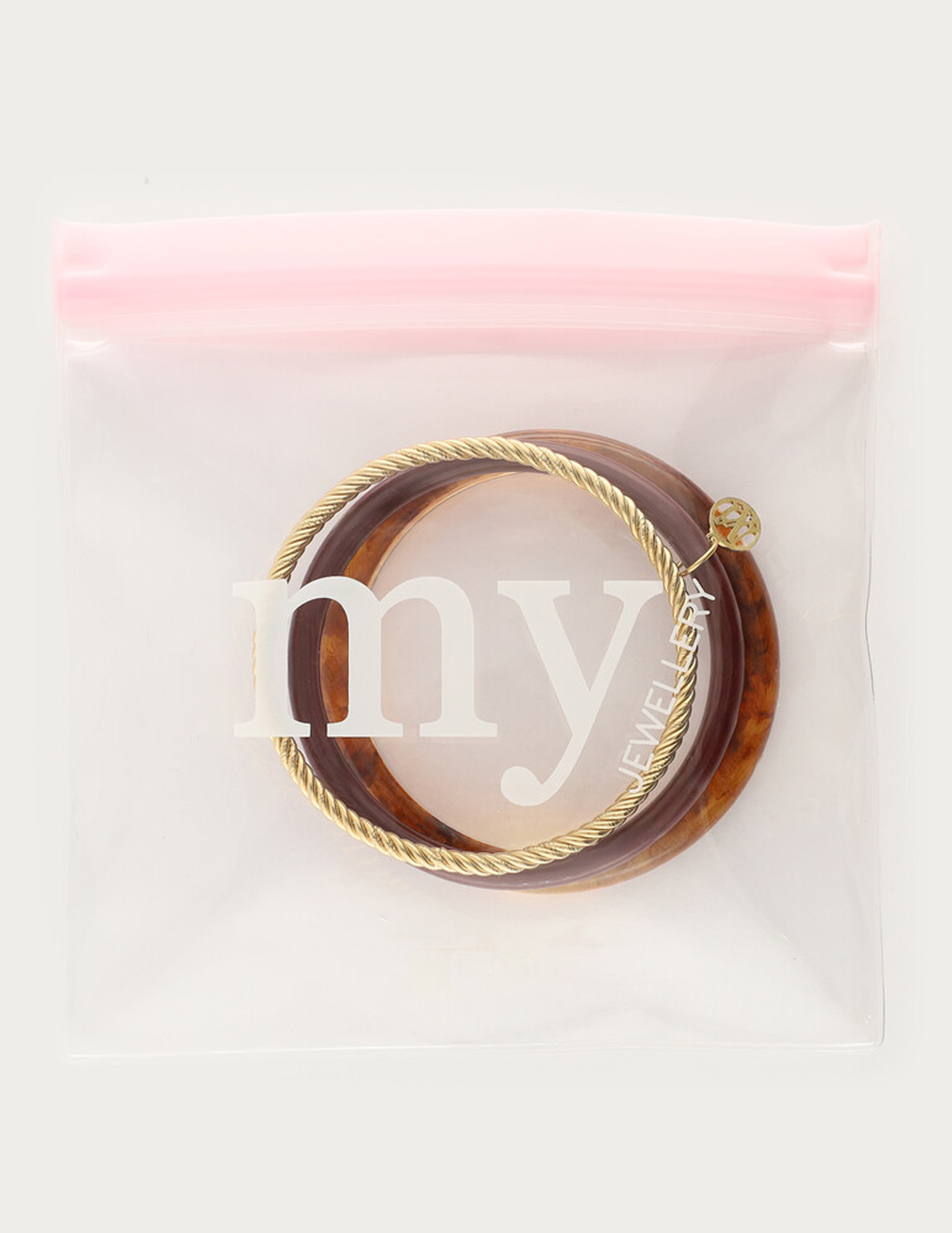 My Jewellery Bangle set resin MJ15221 Goud