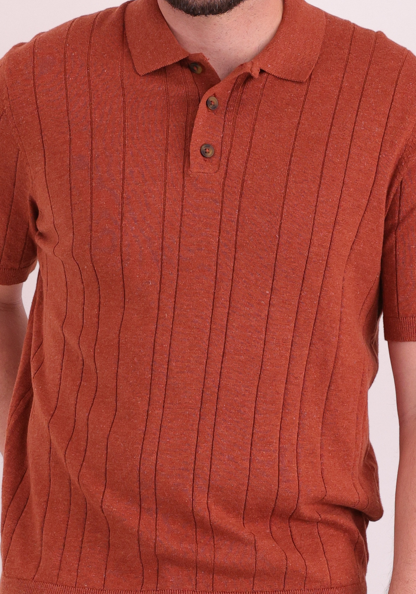 ONLY & SONS Polo Sofus 22037216 Steenrood